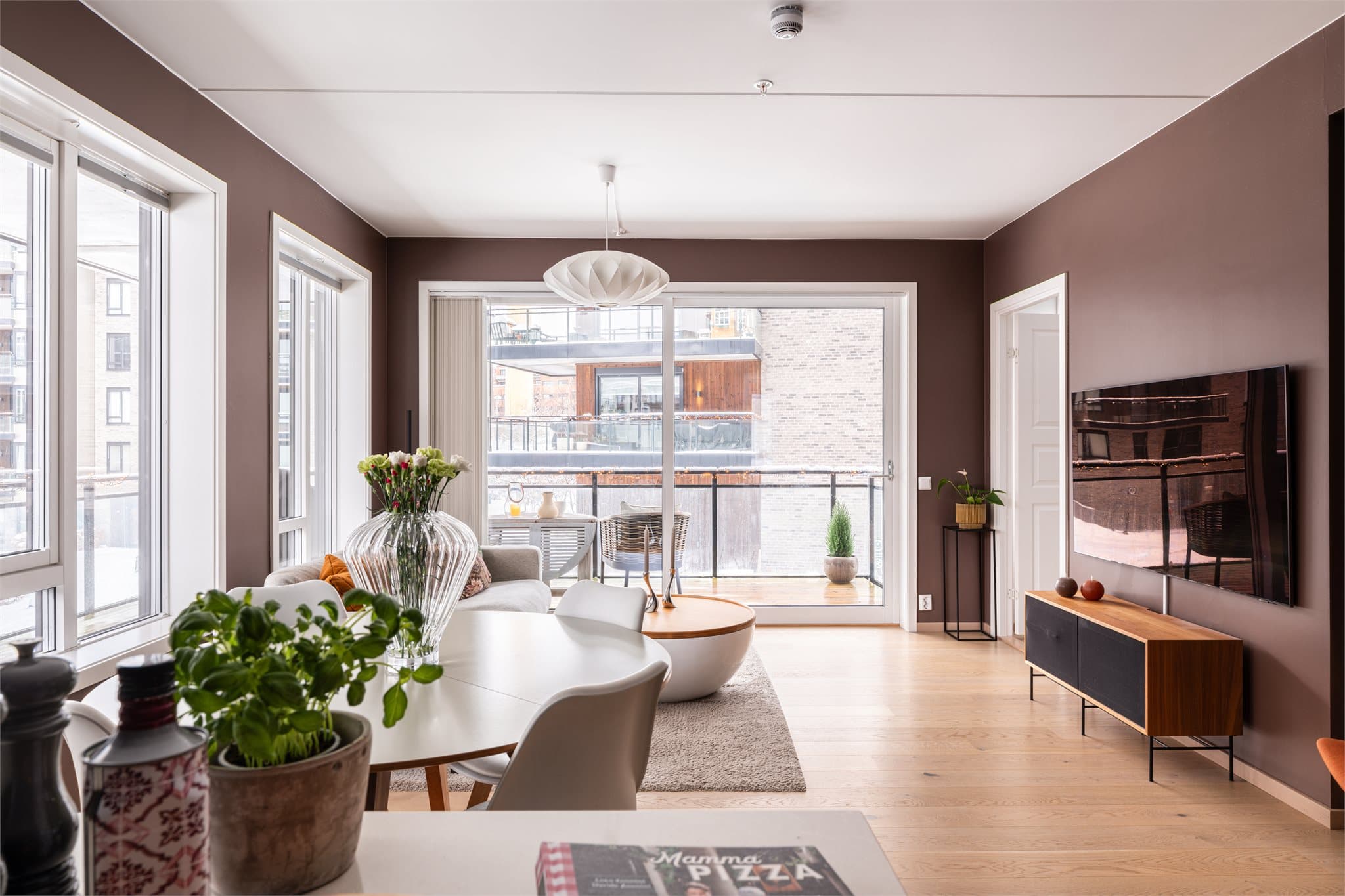 Det er spesielt god lydisolering og et stille bomiljø.