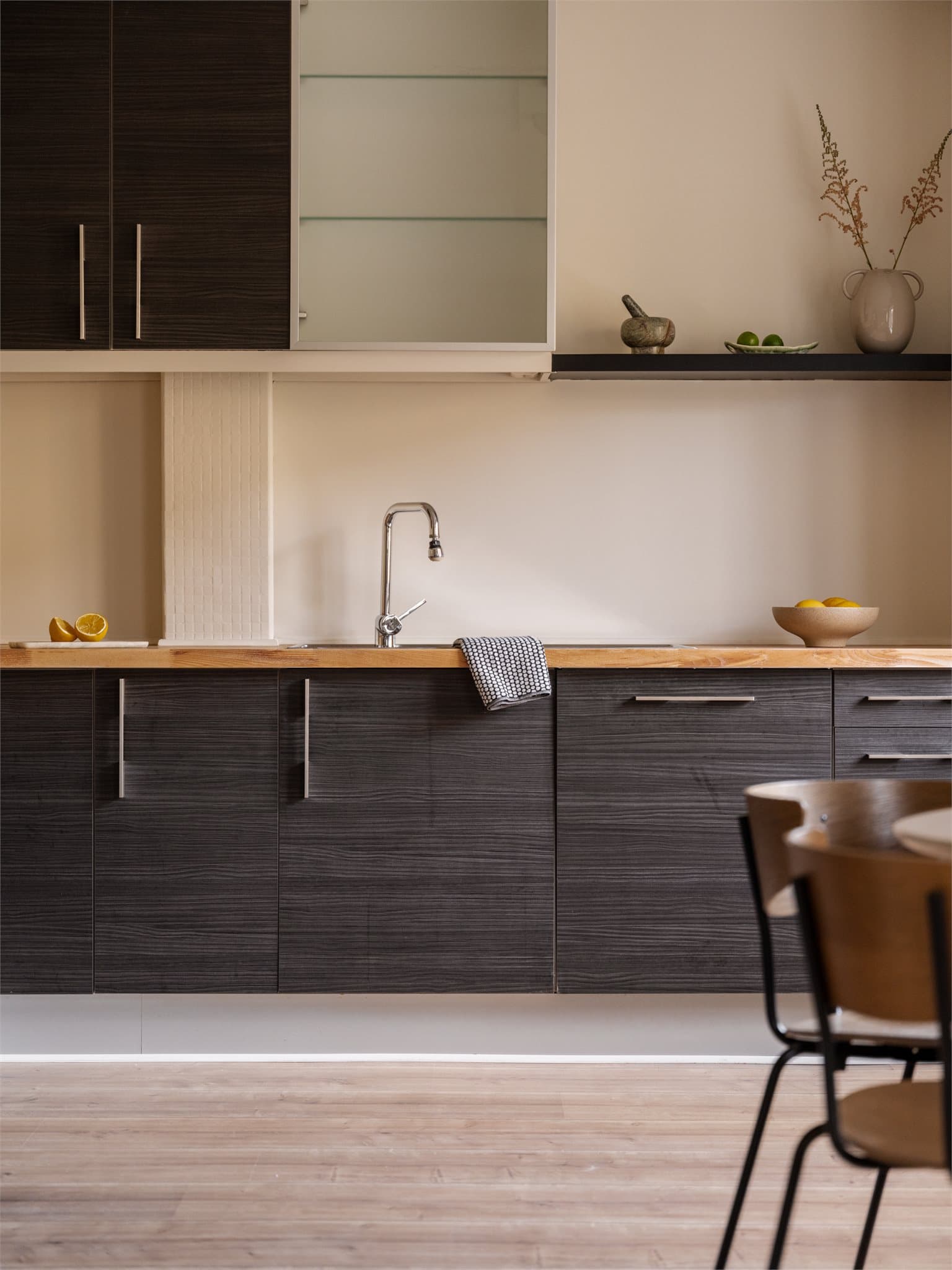 Detaljer på kjøkkenet.