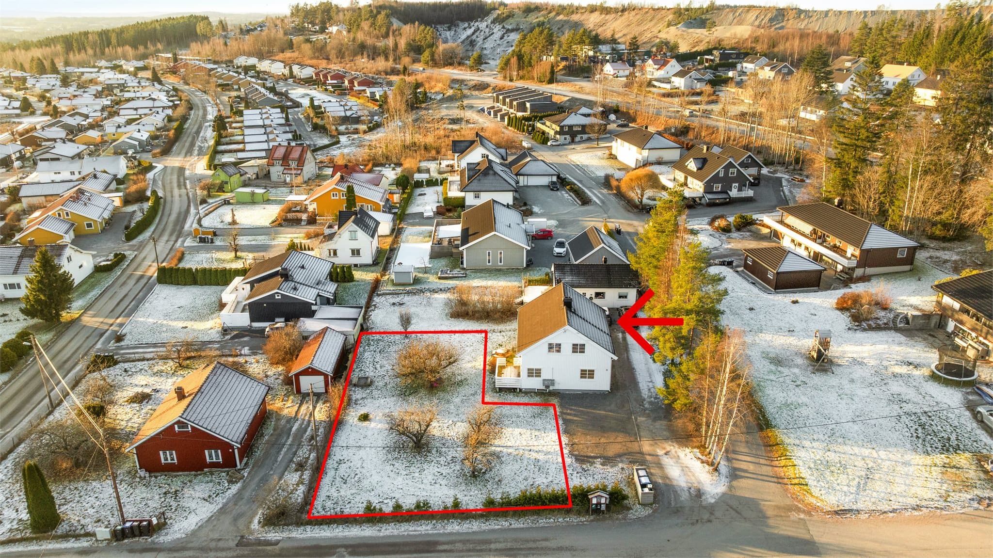 Velkommen til Barkerudsvingen 3. Foto: Flytende Film AS (Thor Øyvind Borgersen)