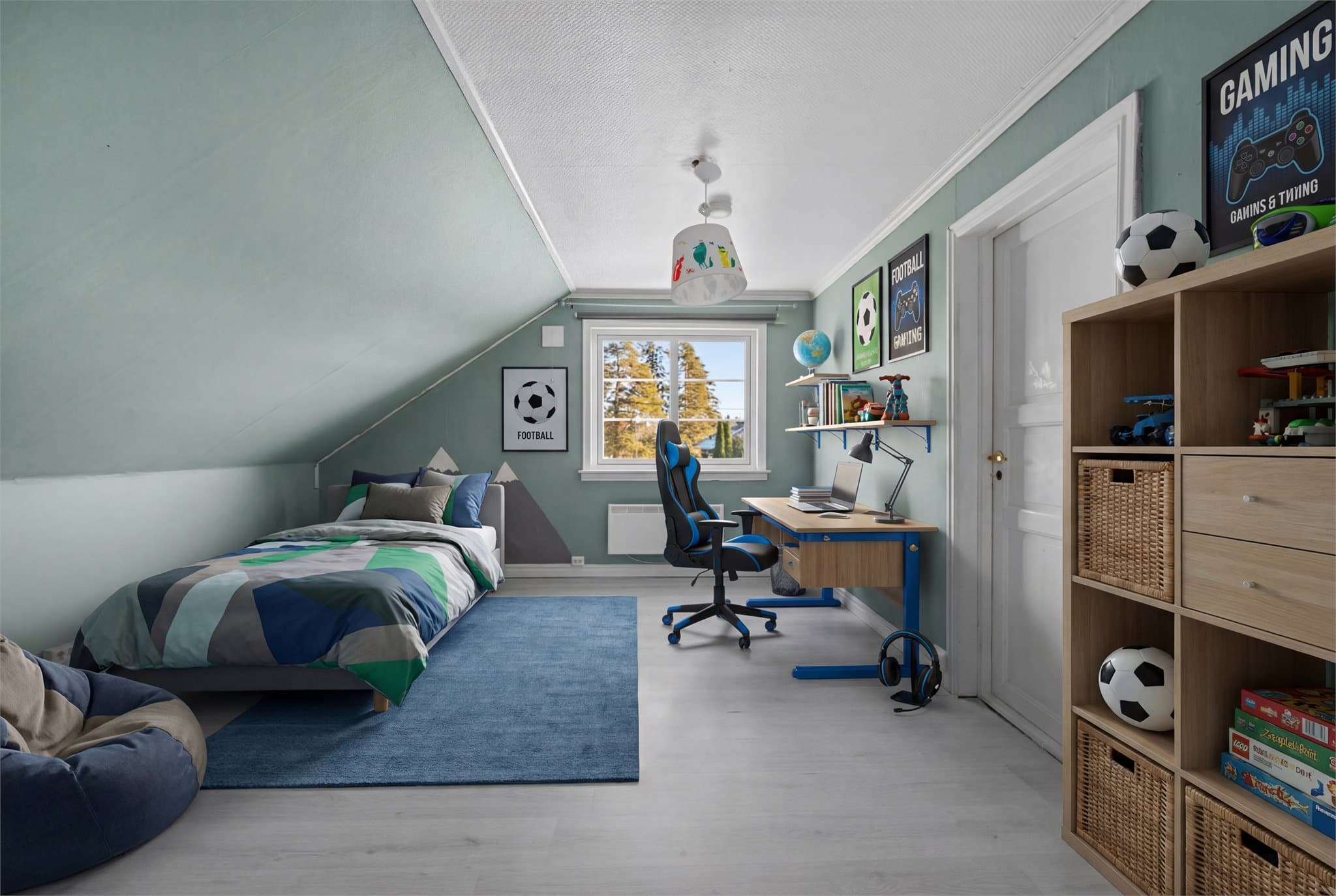 Soverom III med digital møblering