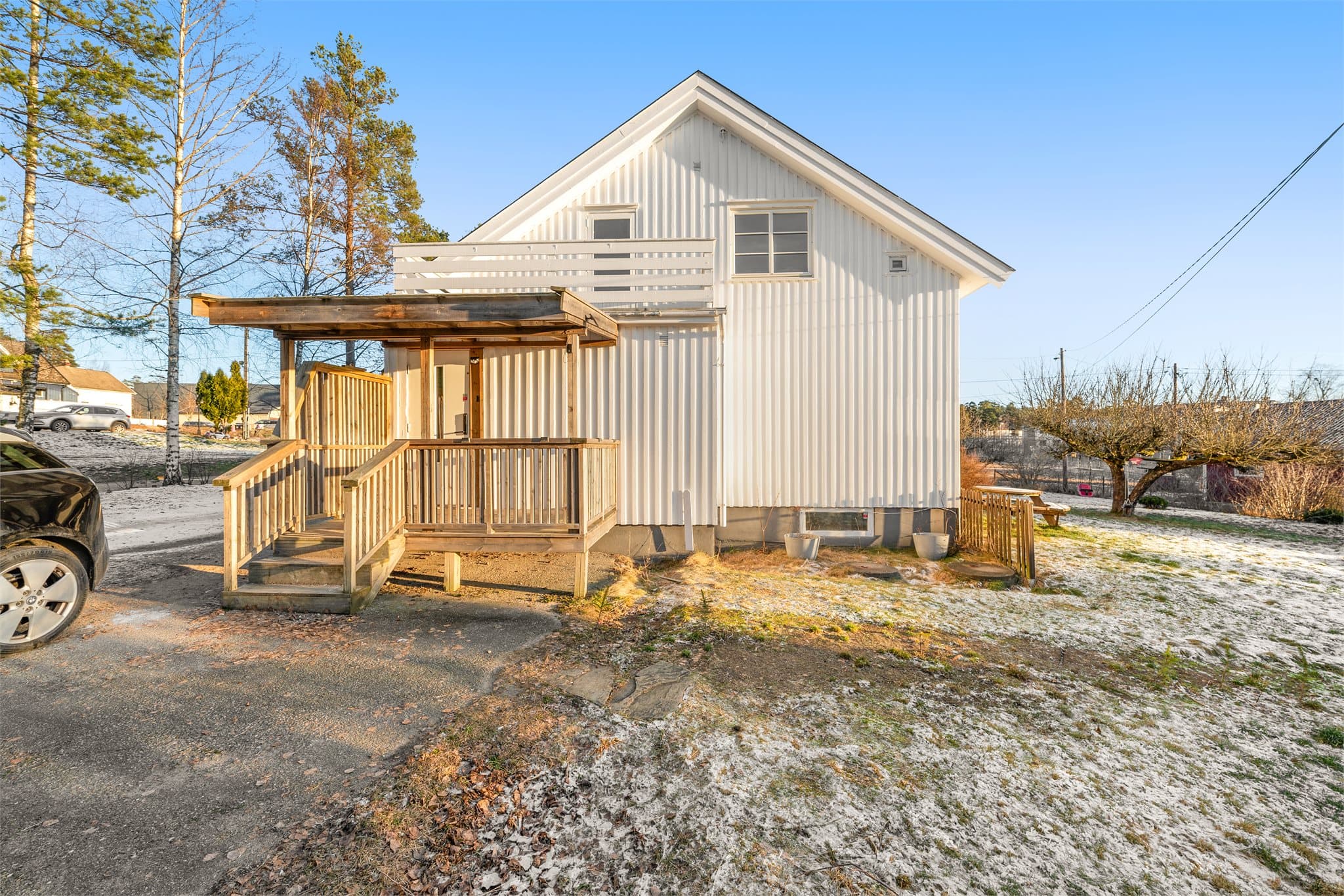 Fasade inngangsparti