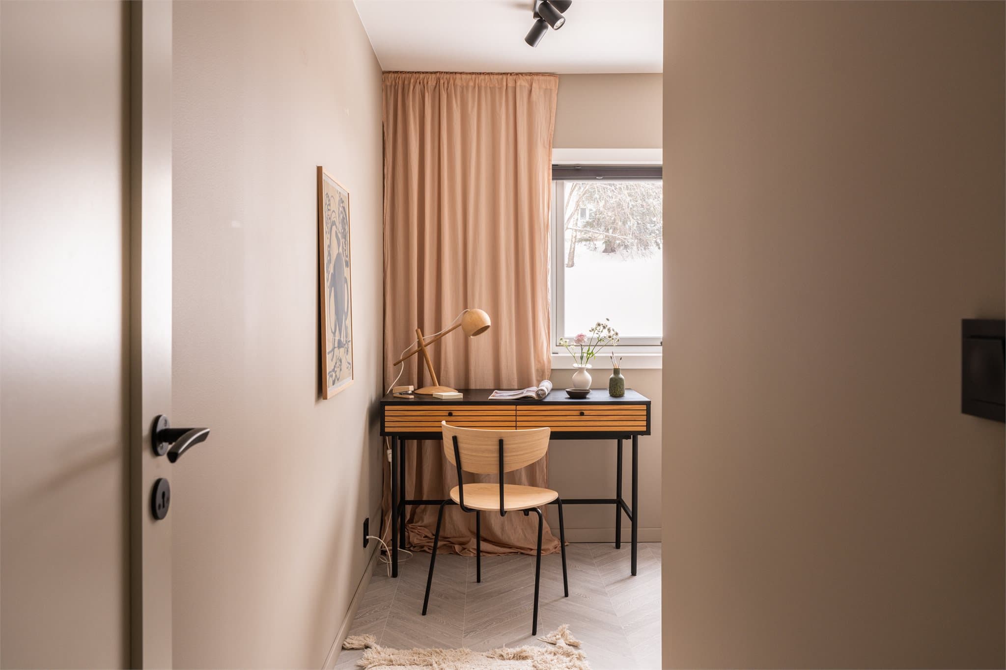 Med tre soverom får dere et fleksibelt hjem med mange bruksmuligheter.