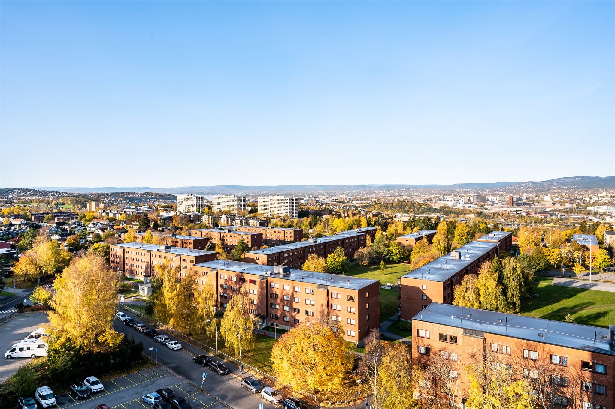 Utsikten herfra er upåklagelig både sommer og vinter.