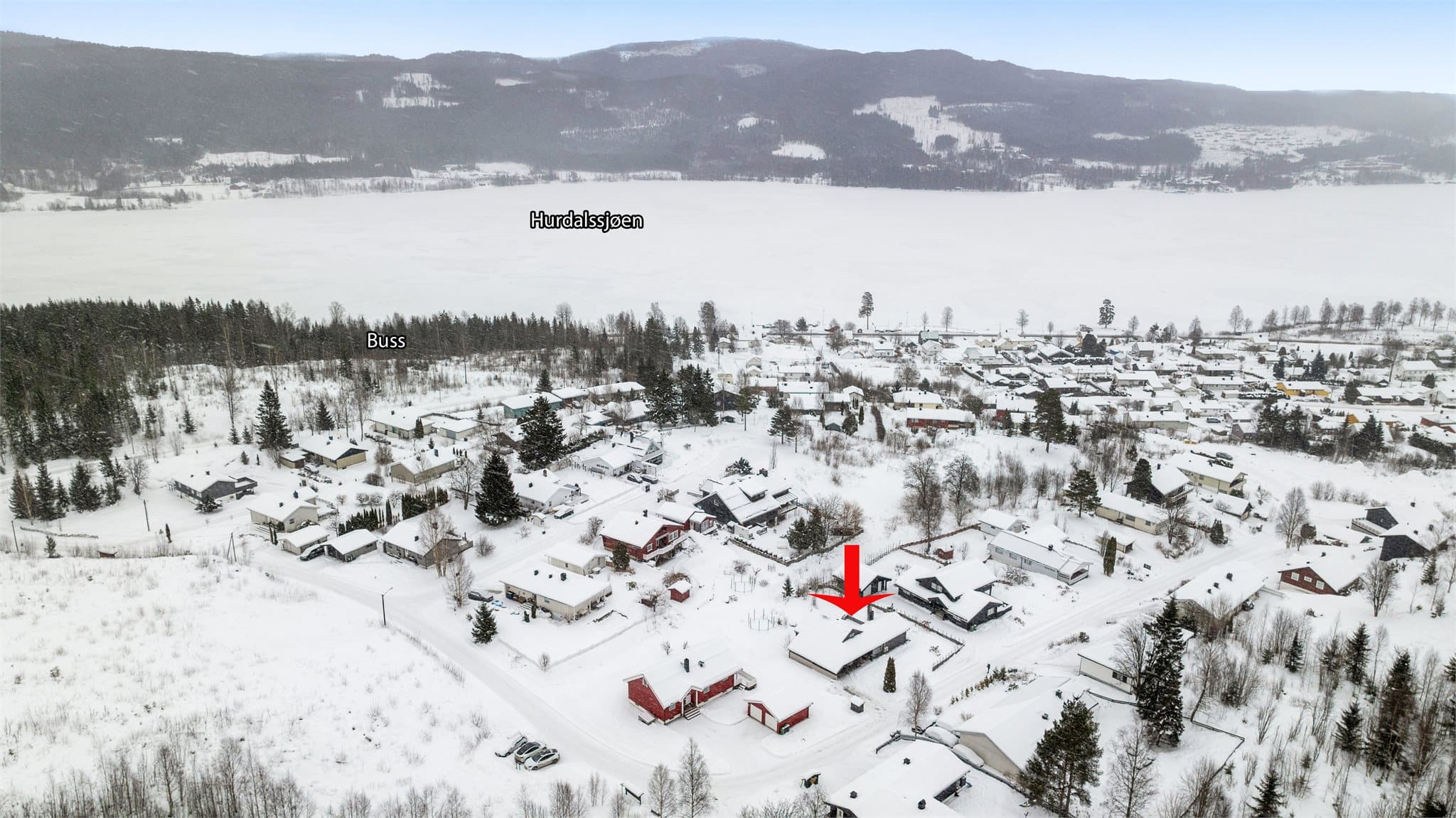 Kollektivmuligheter via buss lang Vestsidevegen.