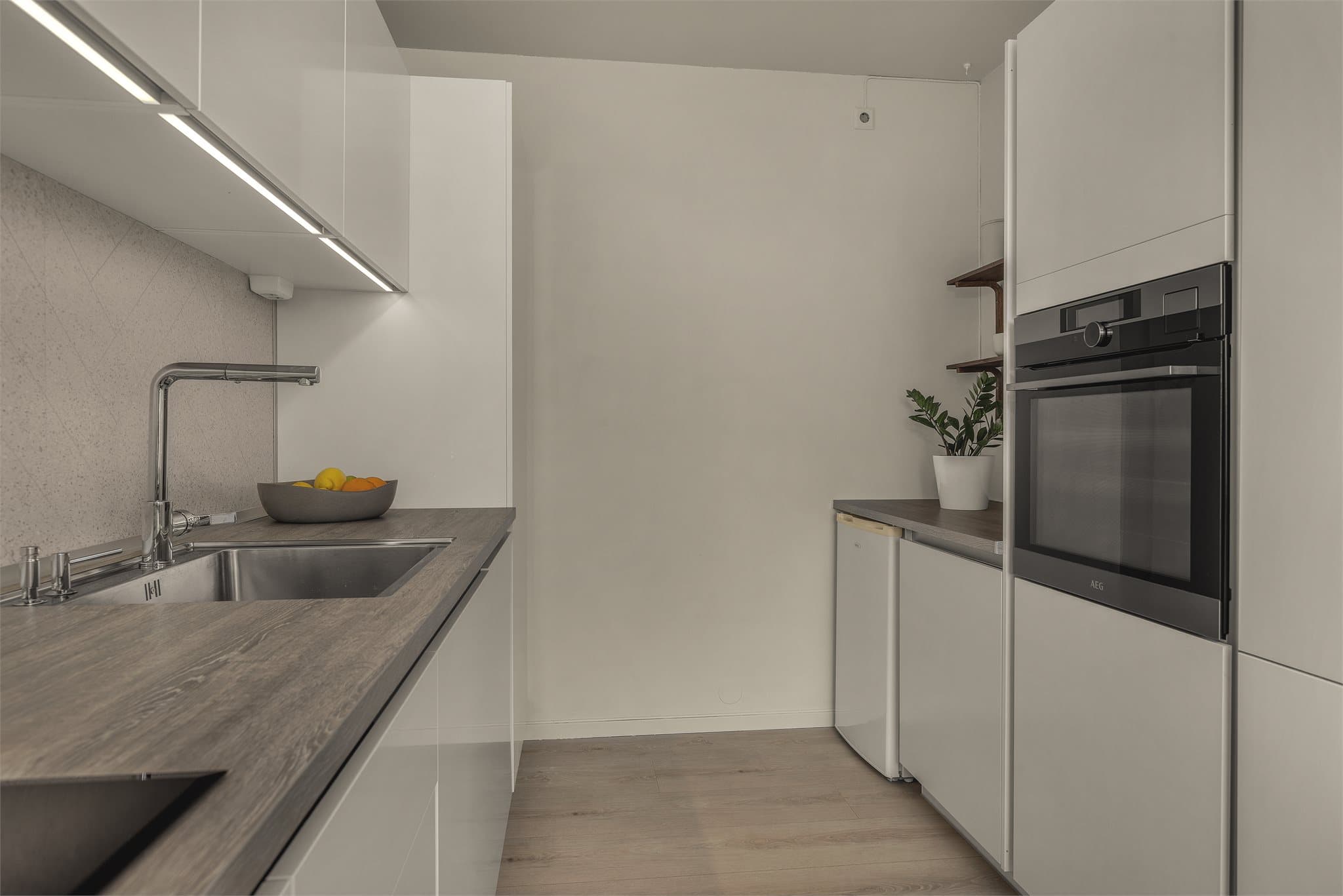 Her er det godt med skapplass og oppbevaring