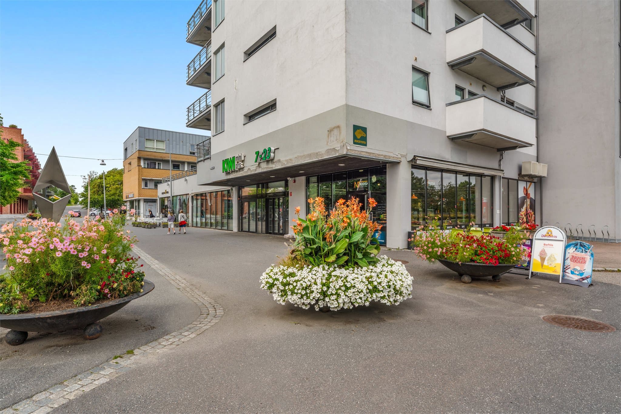 Dagligvarebutikker i umiddelbar nærhet