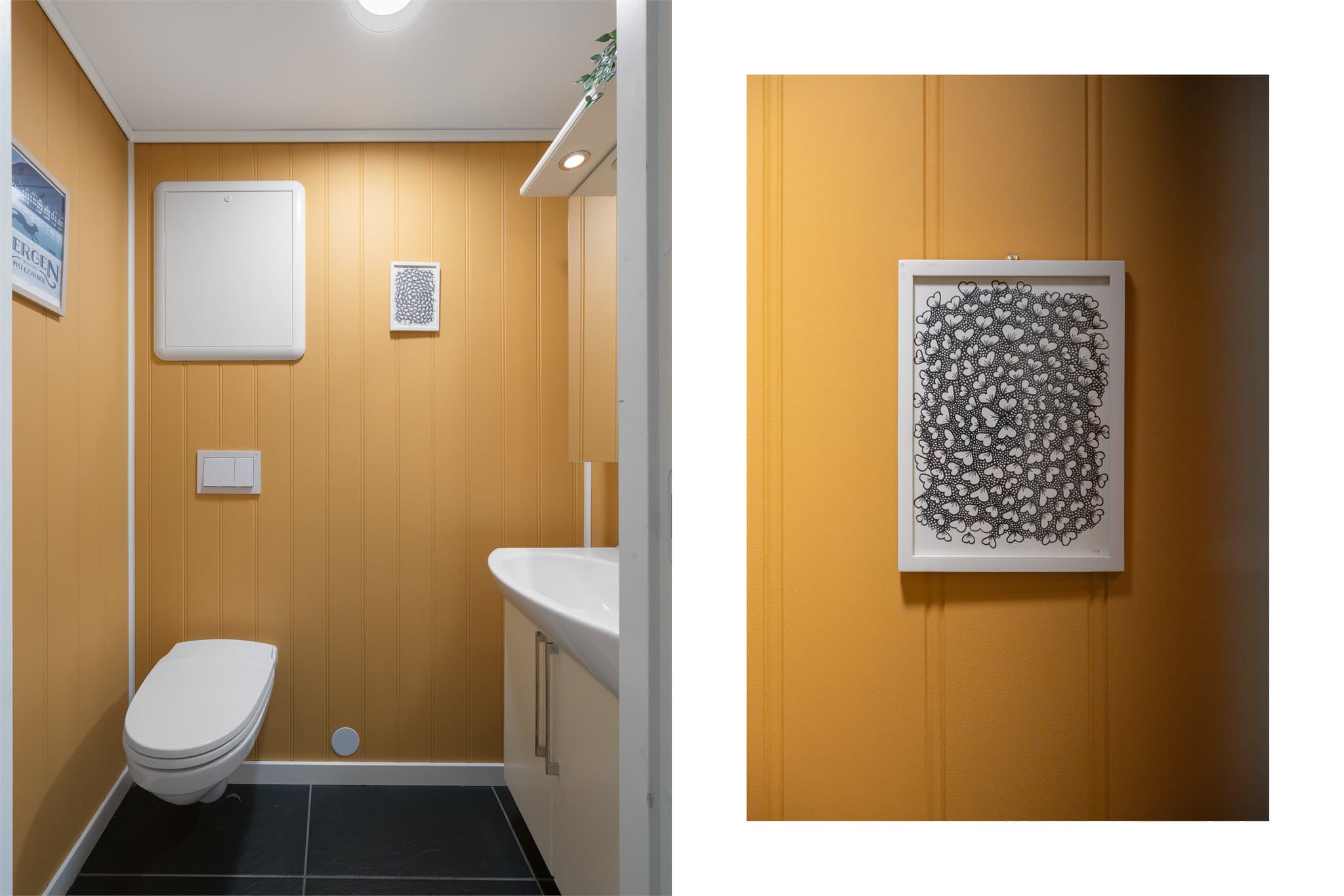 - Praktisk med separat toalettrom som måler 1,3 m² -