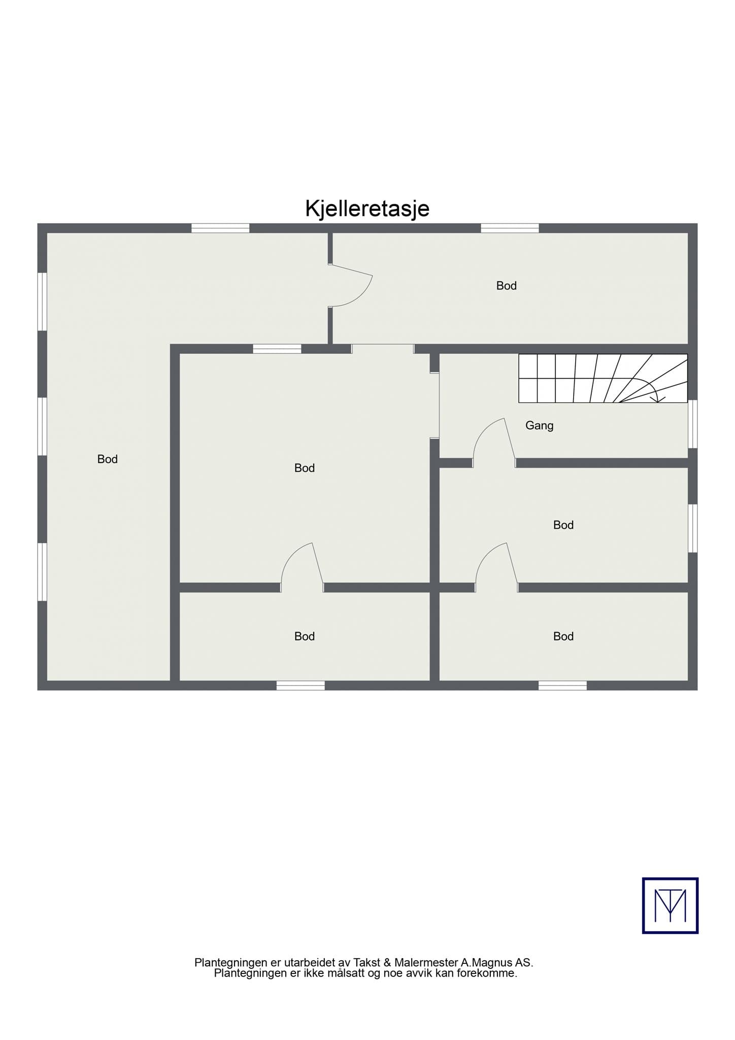Planløsning-Kjelleretasje