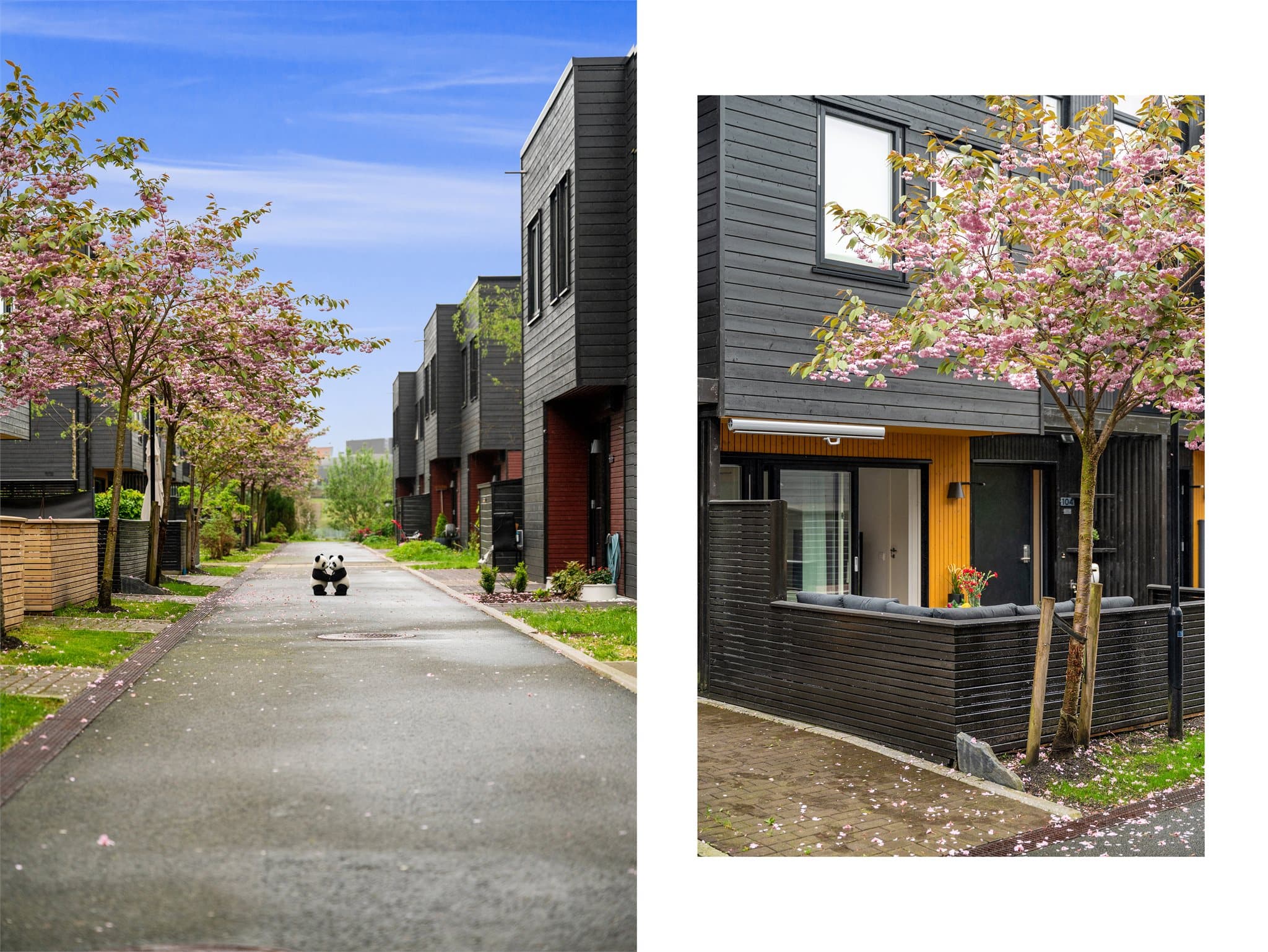 - Fra stuen er det direkte adkomst til en 14 m² terrasse med god plass til ønsket utemøblement -