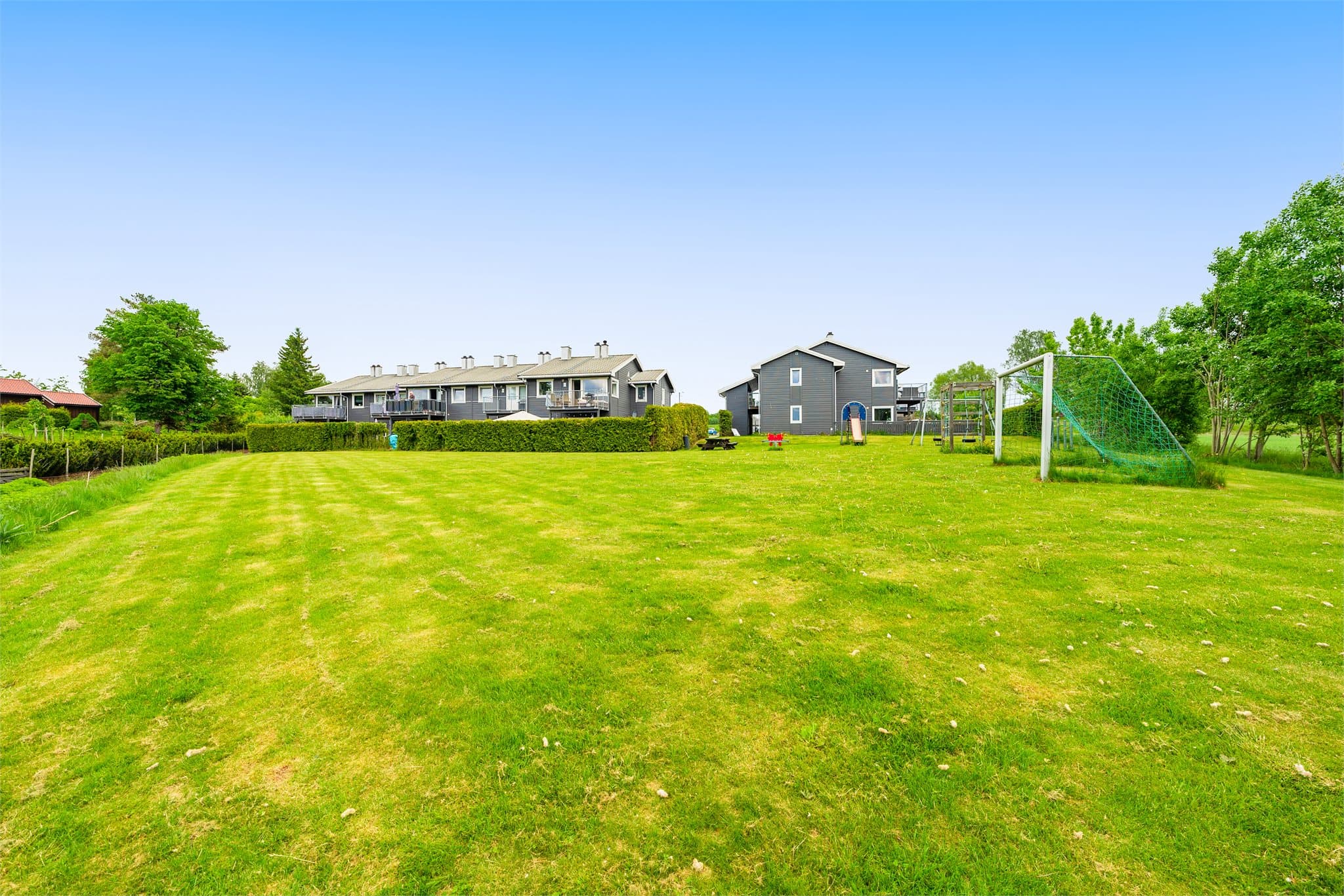 Pent opparbeidet fellesområde for sameiet.