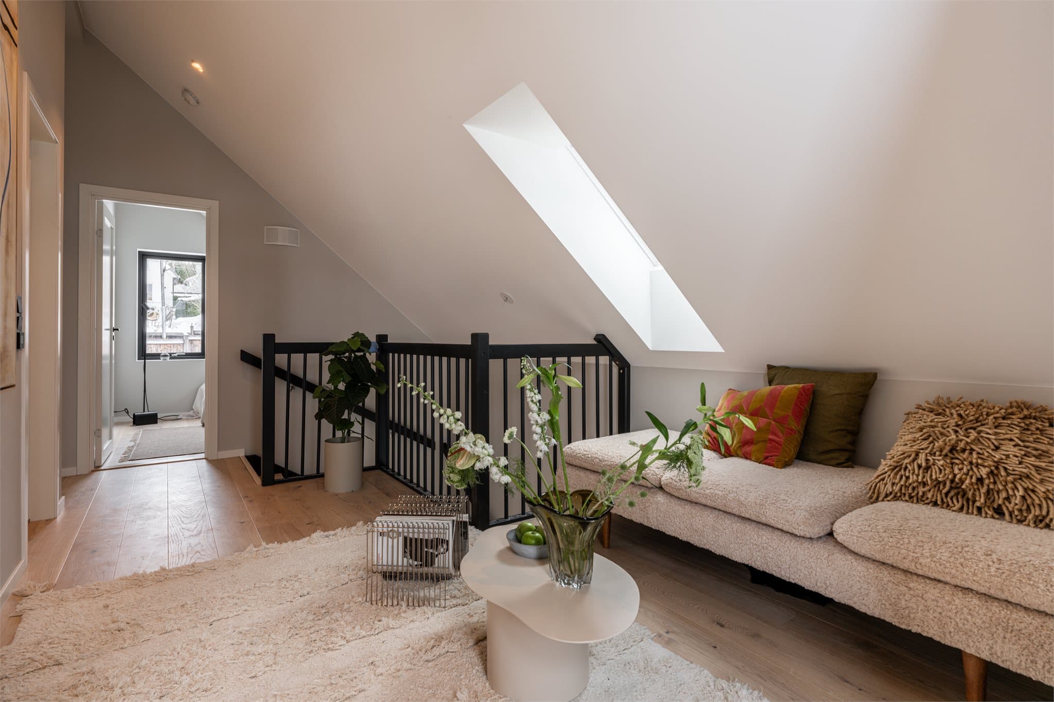 Bilder fra visningsbolig. Balansert ventilasjon sørger for et sunt og godt inneklima i hele boligen.