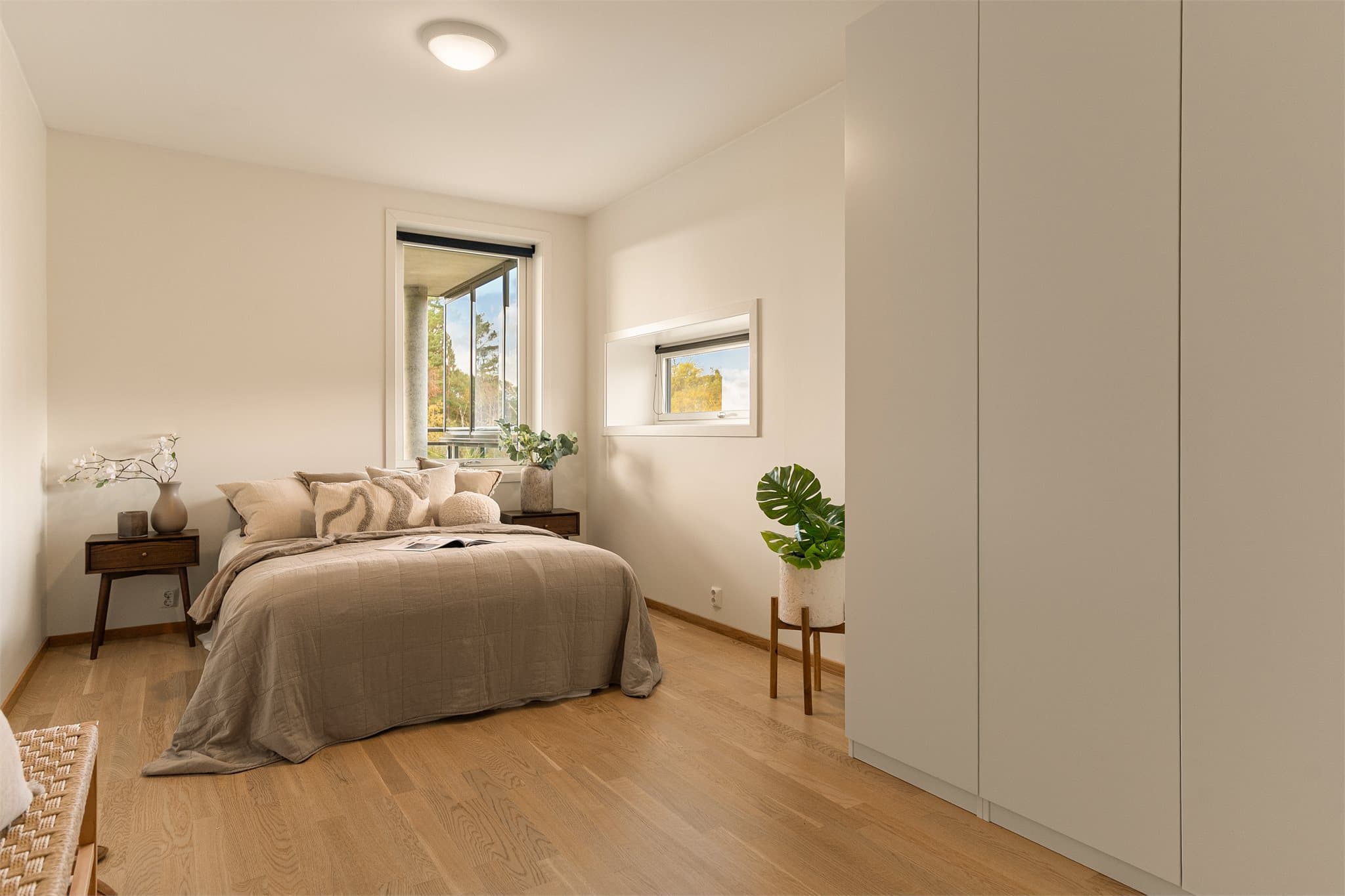 - Soverommet er av svært god størrelse og måler hele 17,1 m² -
