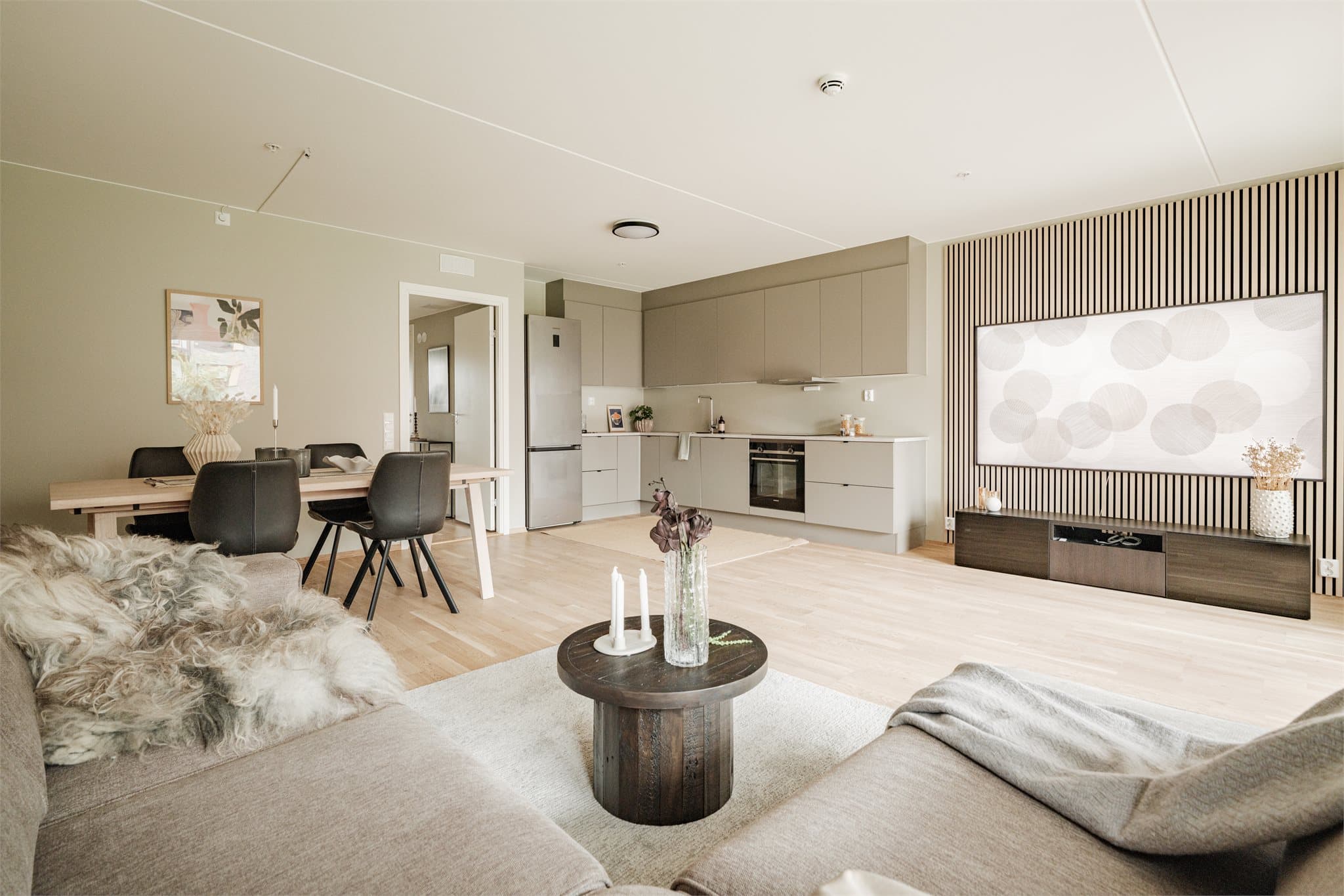 Leiligheten har topp standard og moderne kvaliteter.