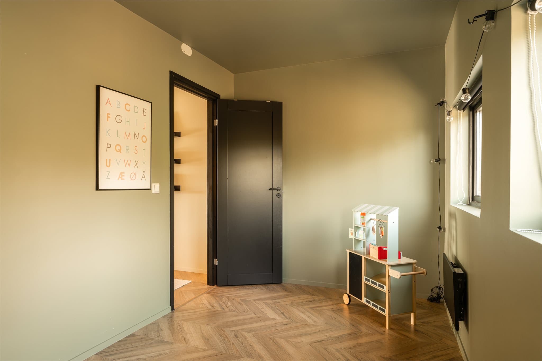 Fleksibelt soverom som kan tilpasses ulike behov.