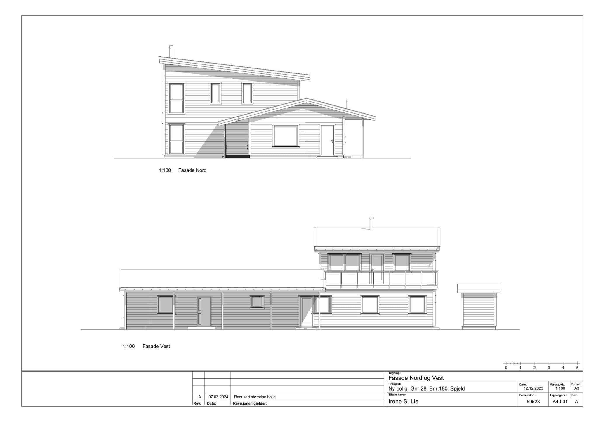 - Tegninger av eneboligen -