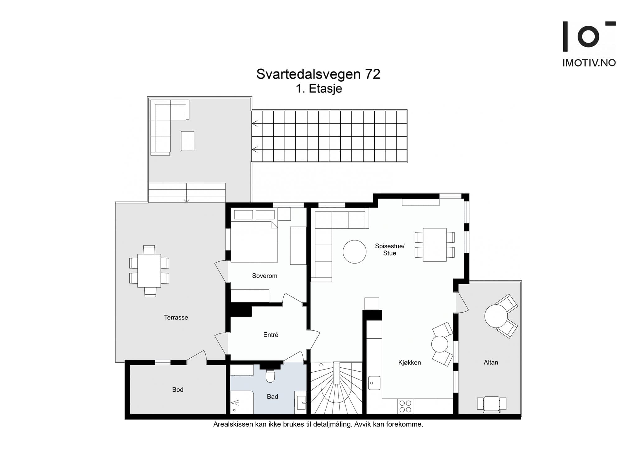 - Planløsning hovedetasje -