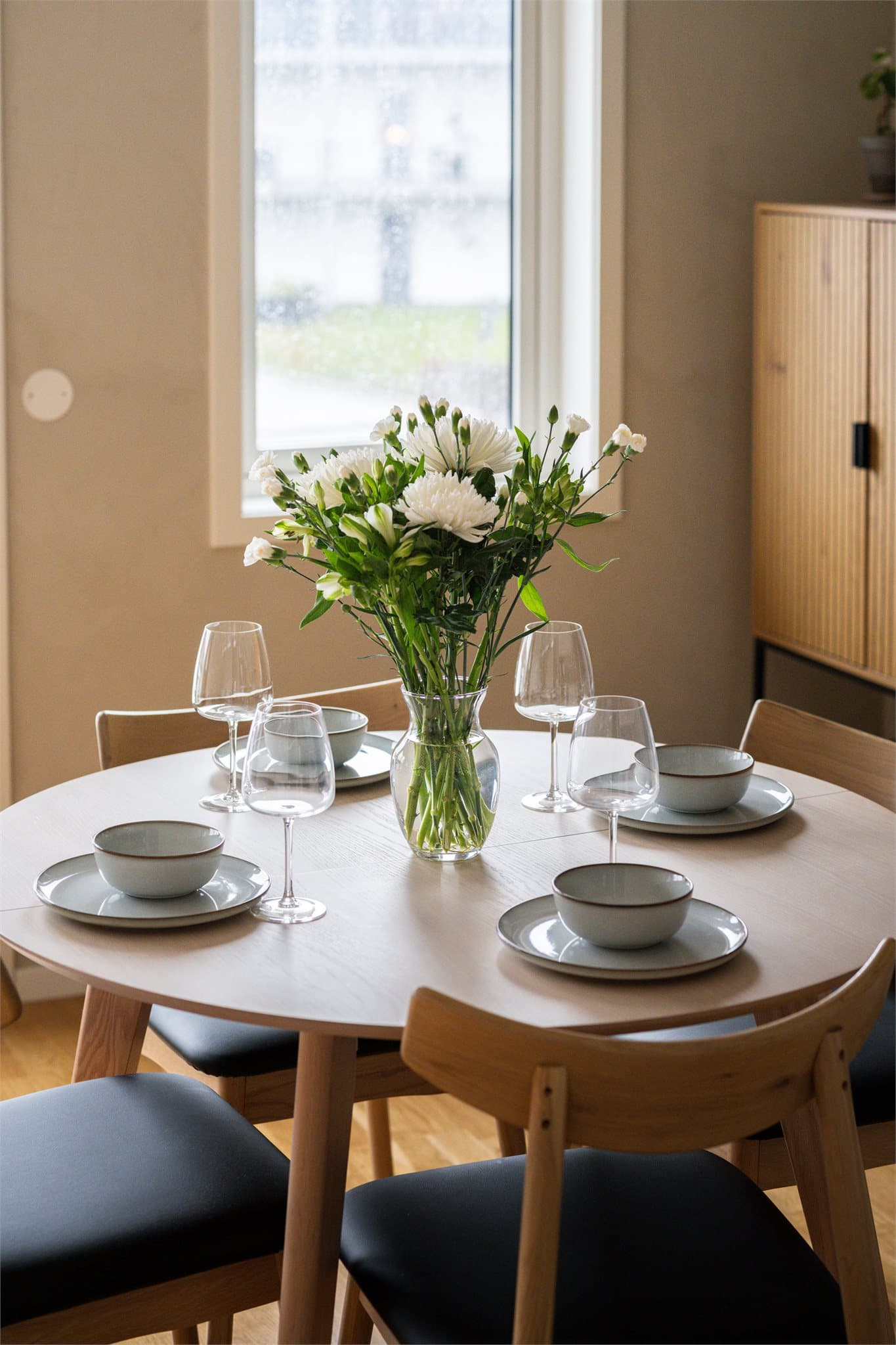 Her kan du invitere venner og familie på hyggelige sammenkomster!