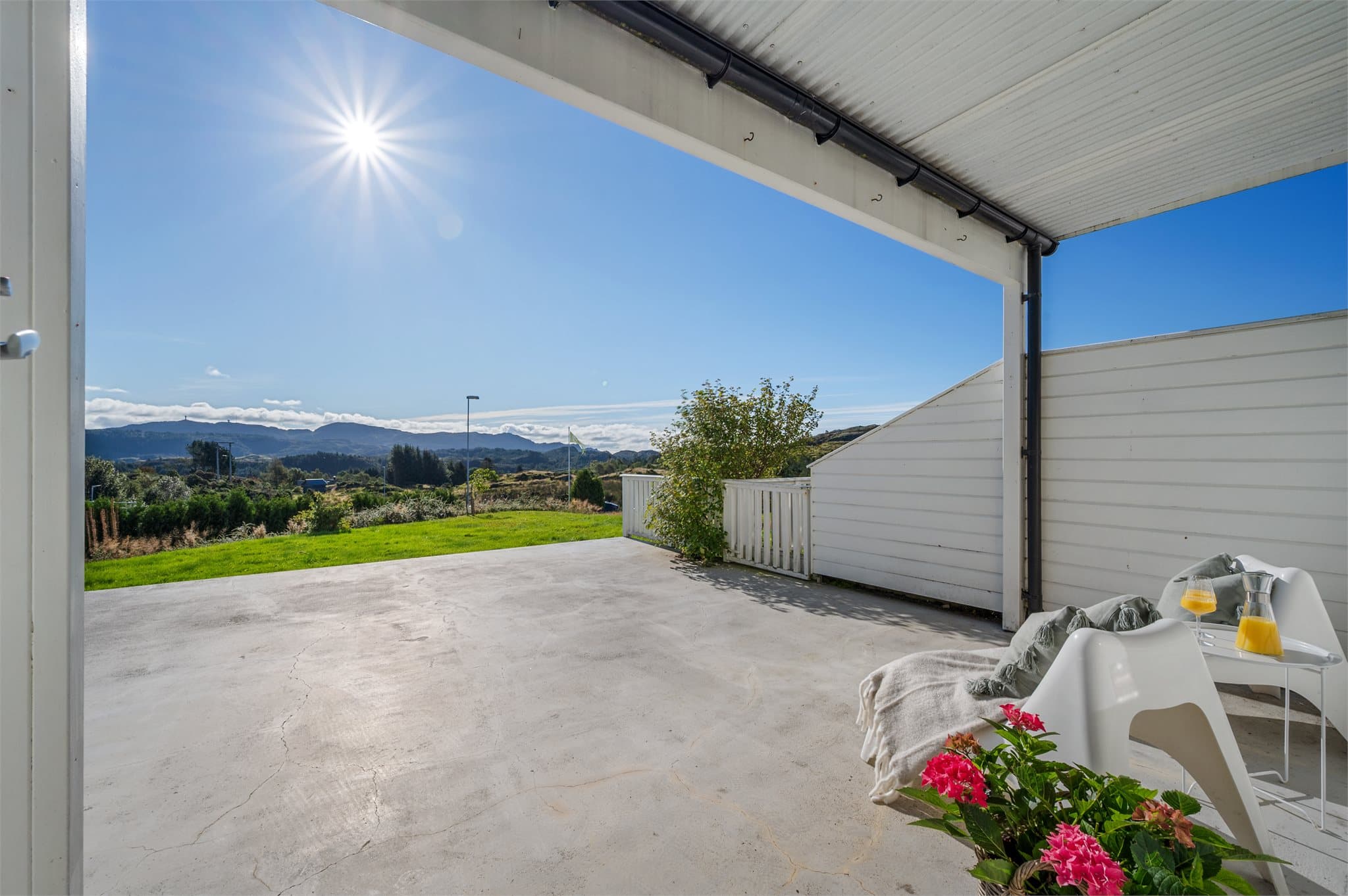 - Herlig og stor terrasse på 53m² -