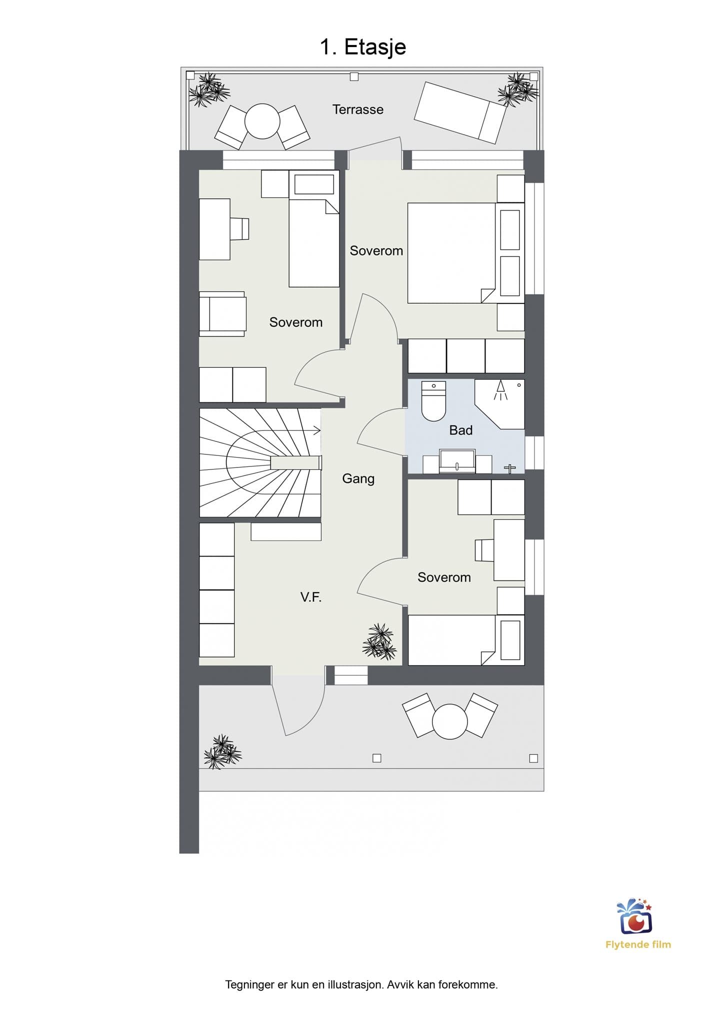 Plantegning 1.etasje