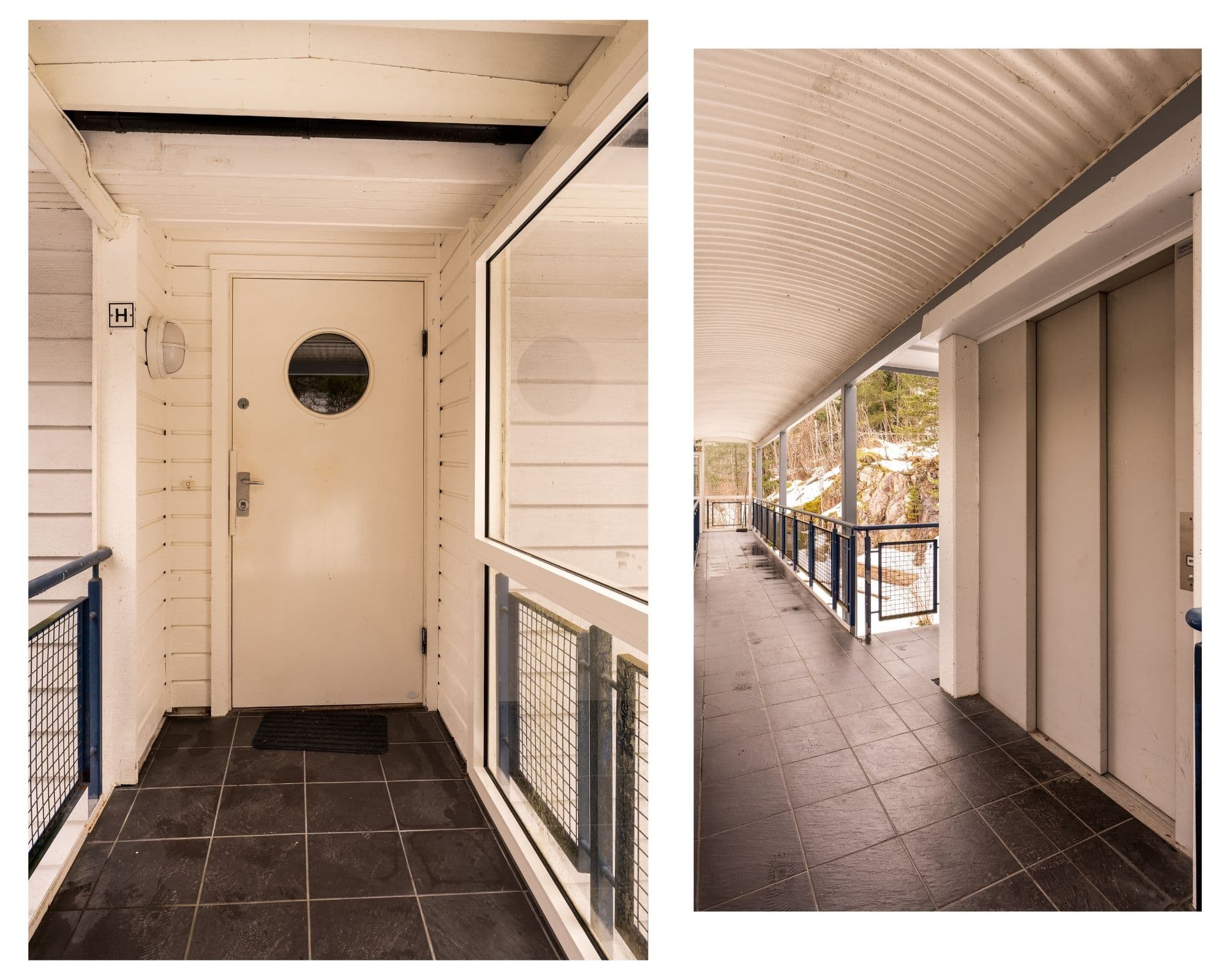 Velkommen! Det er adkomst til leiligheten via trapp eller heis.