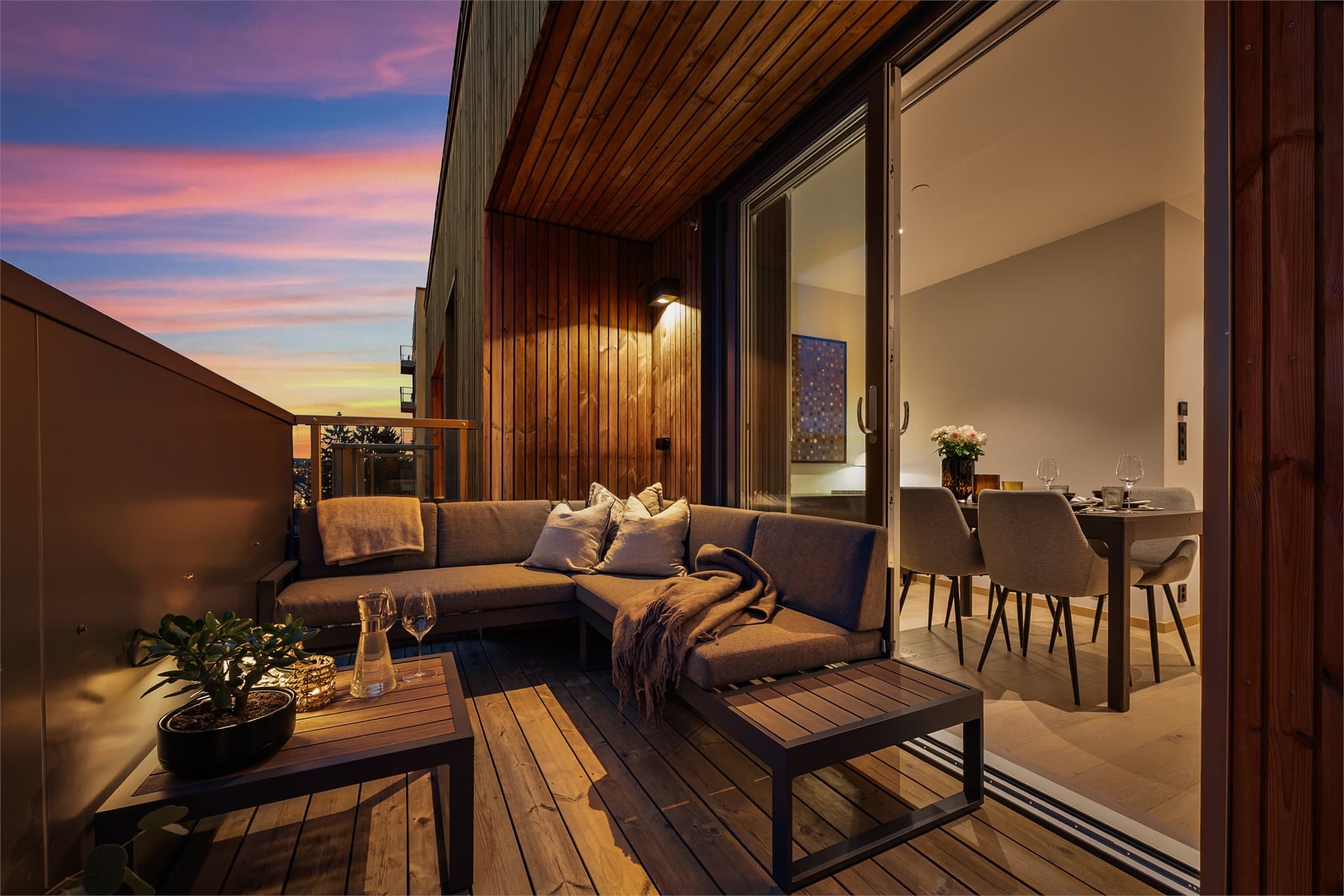 Lekker og innbydende selveierleilighet med vestvendt balkong.