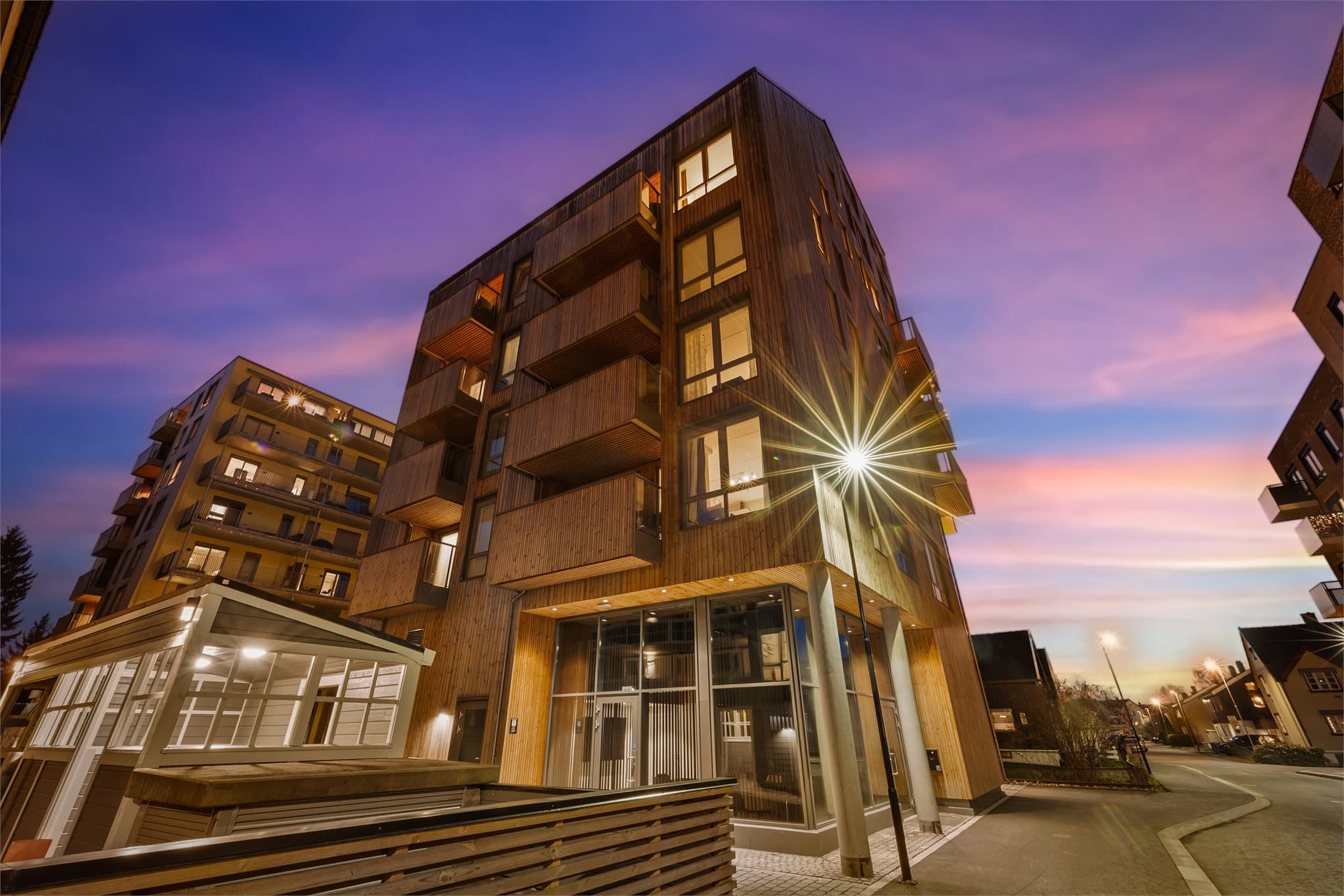 Leiligheten har en sentral beliggenhet i Lillestrøm.