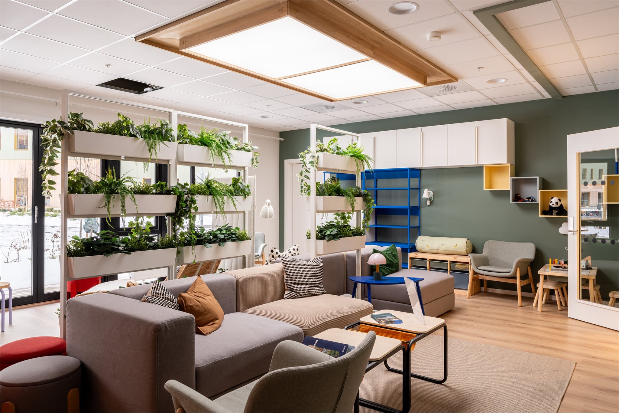 Her ligger alt til rette for at både store og små beboere vil trives.