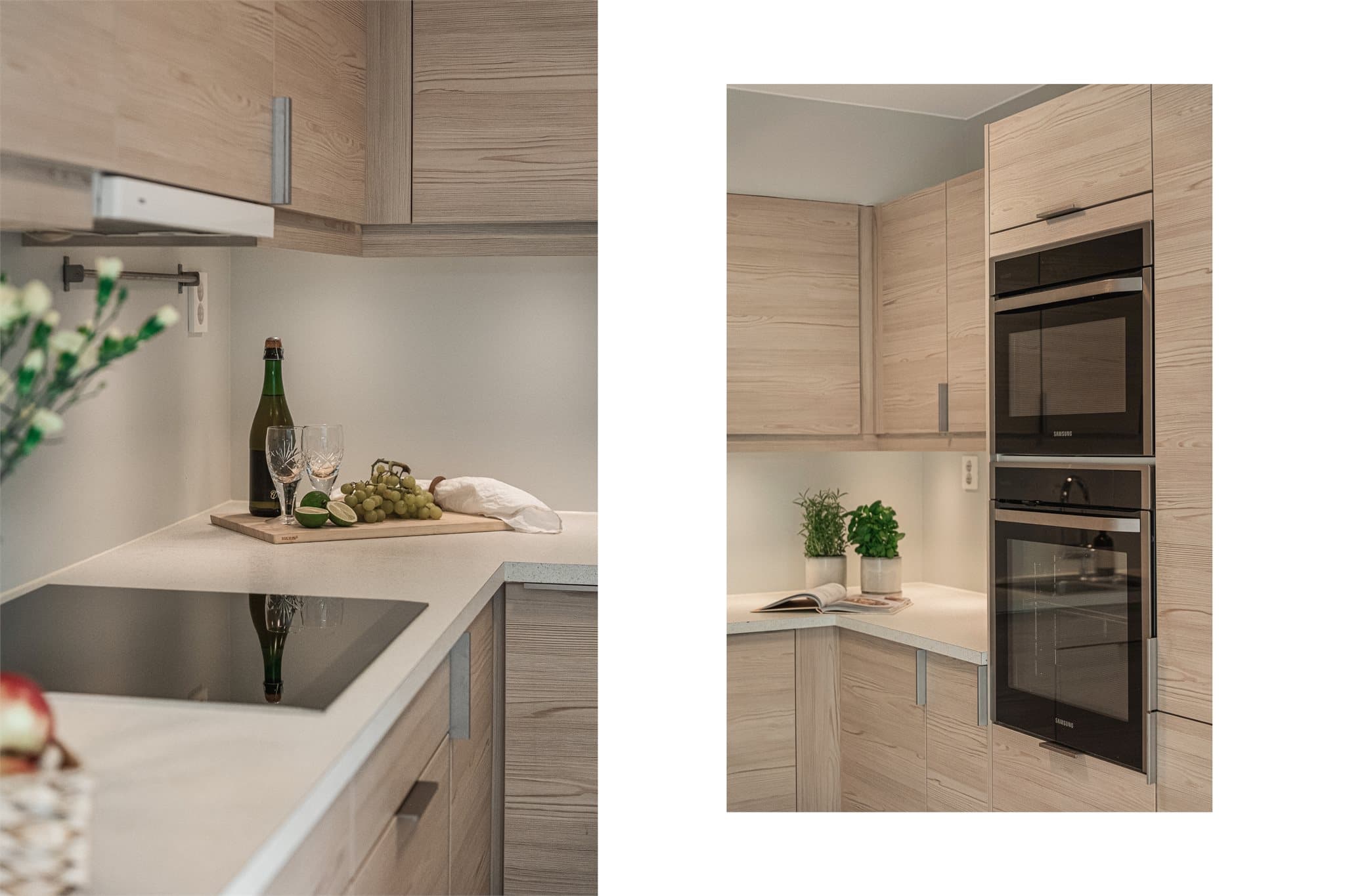 - Merk spotter under overskap, som gir god belysning under matlagingen -