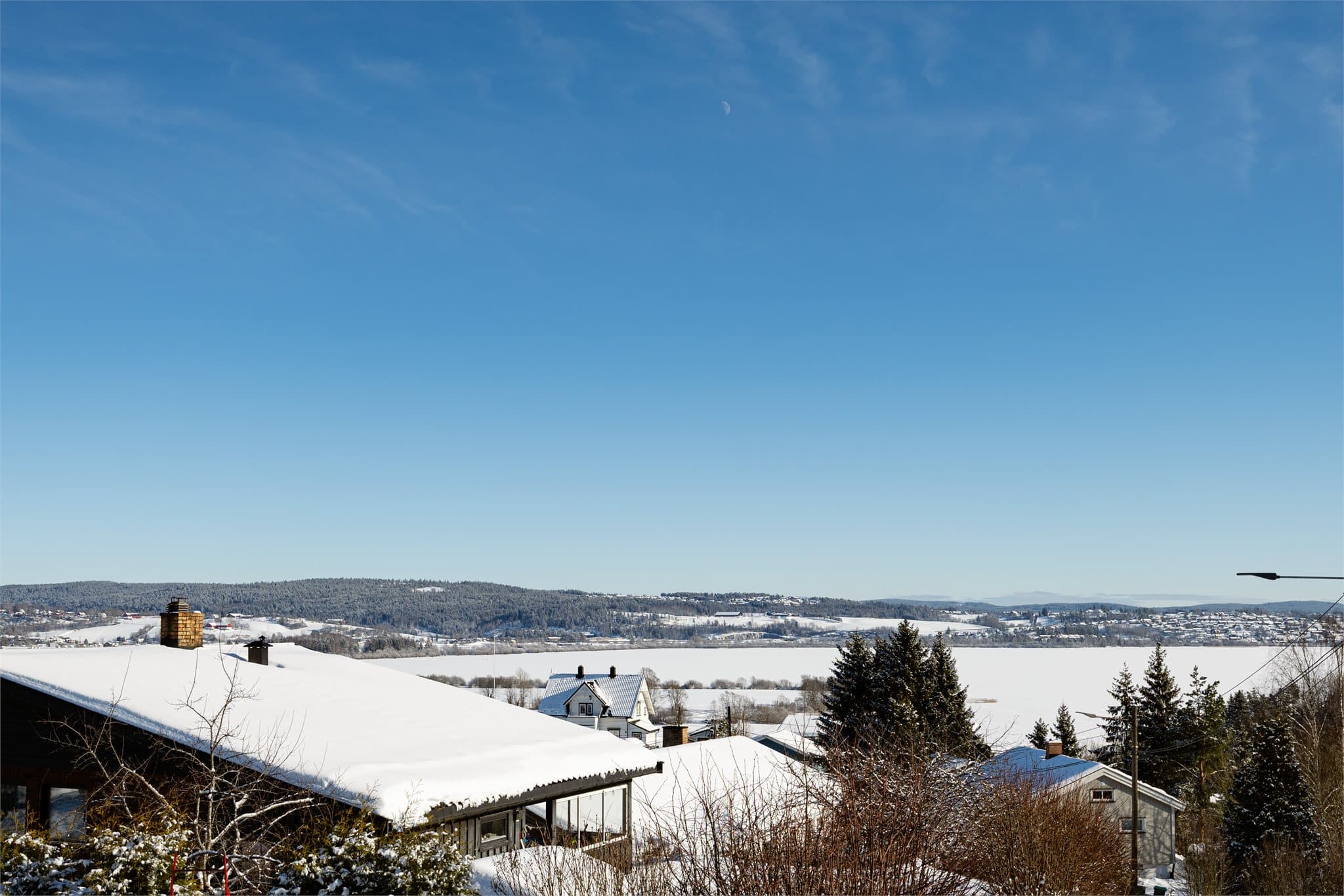 Herfra har du fantastisk utsikt mot flotte omgivelser året rundt.