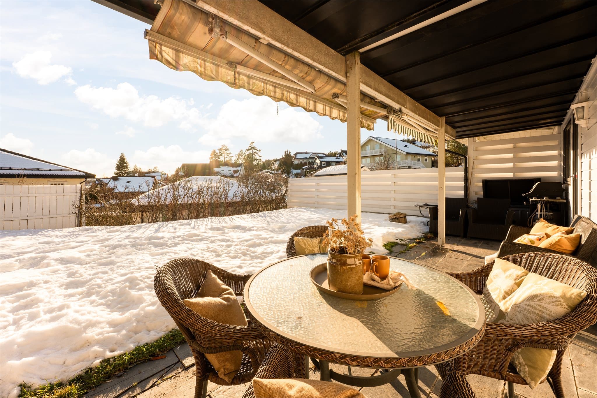 Rikelig med boltreplass for både små og store.