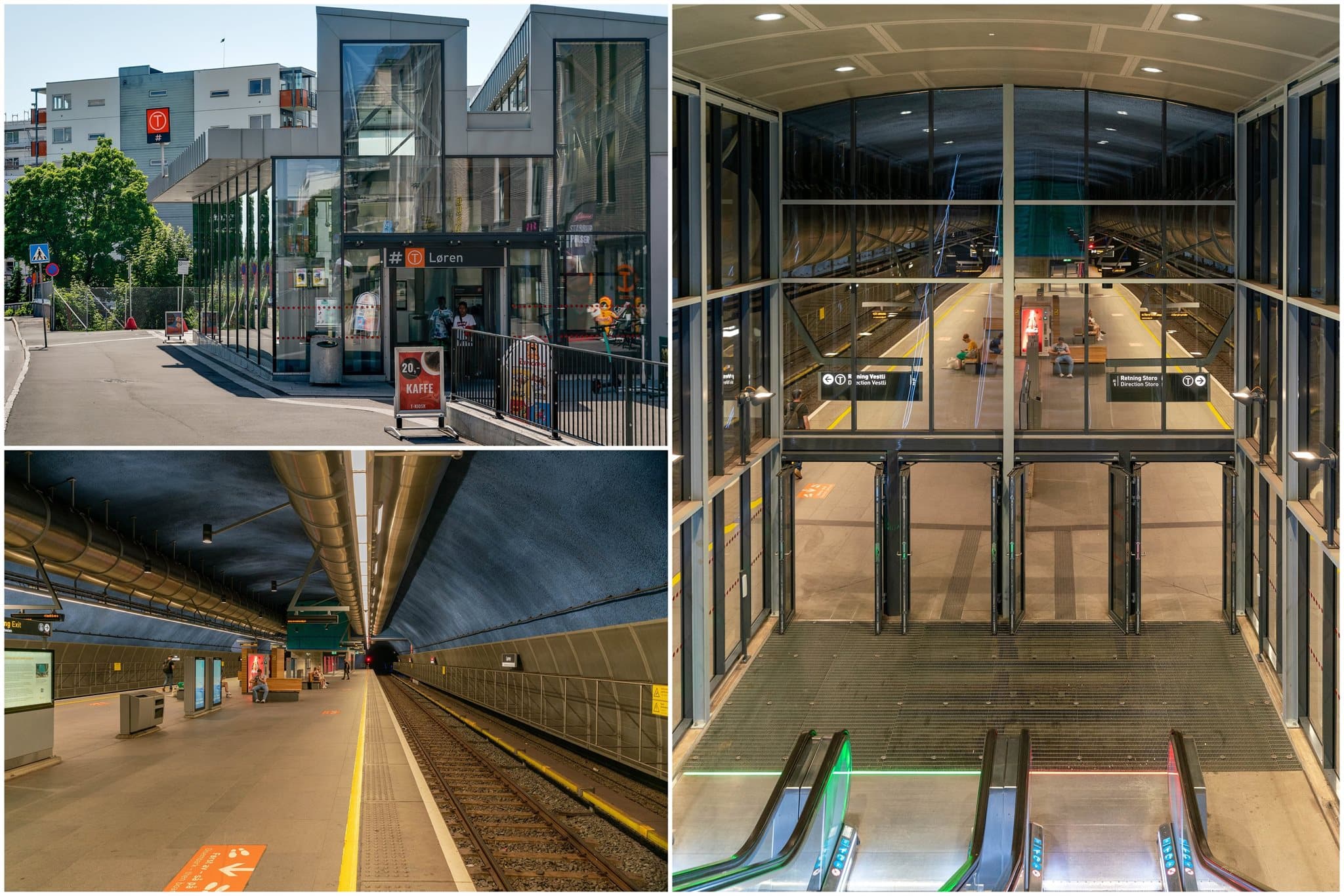 Løren T-bane tar deg hvor som helst i byen.