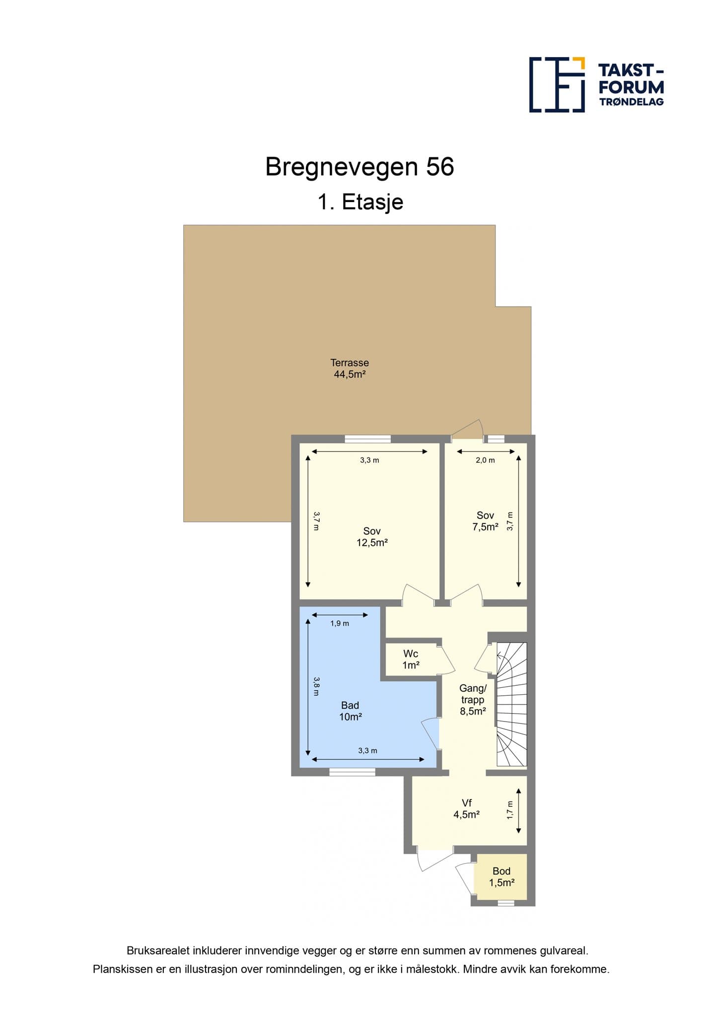 Plantegning - 1. etasje