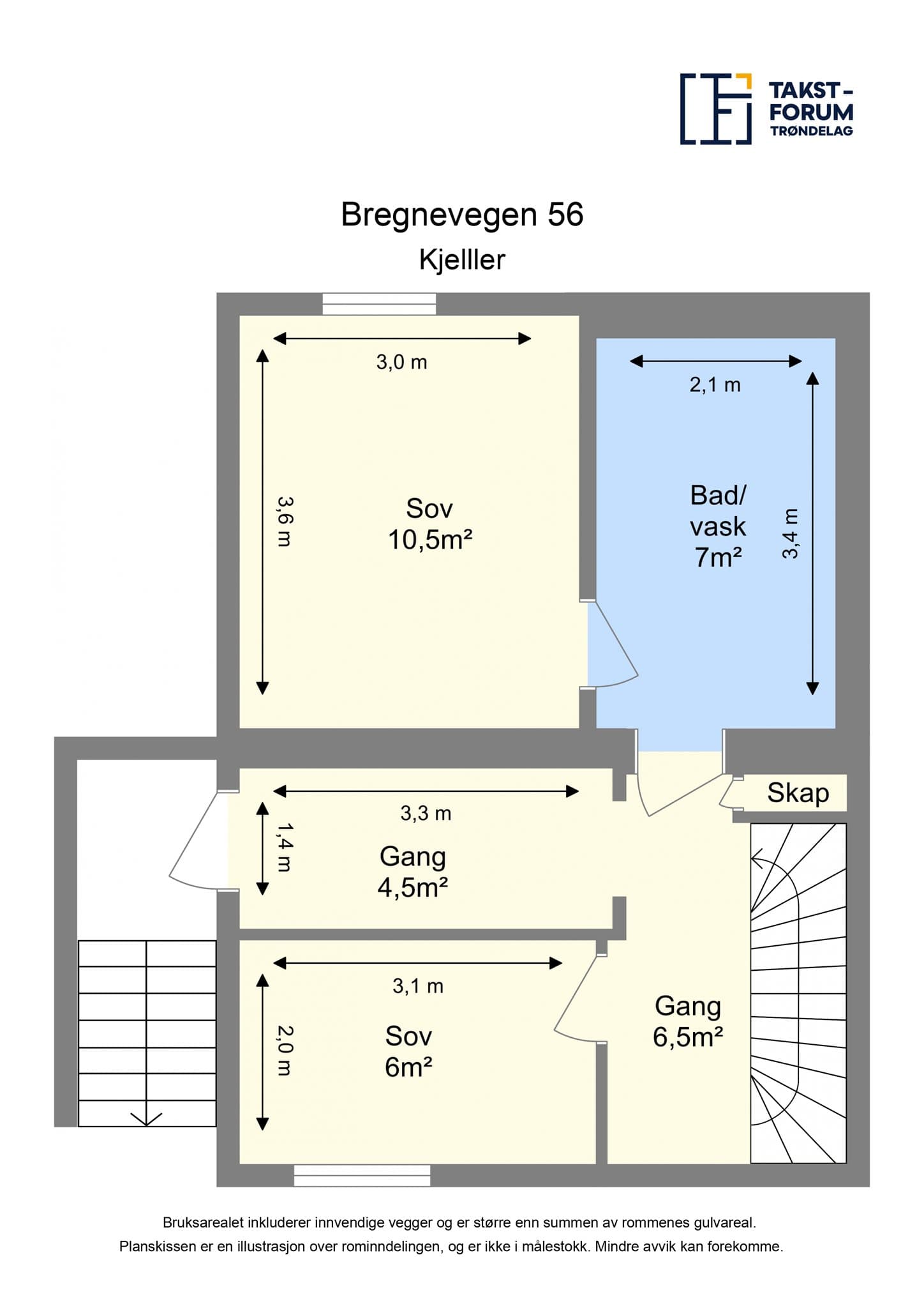 Plantegning - Kjeller