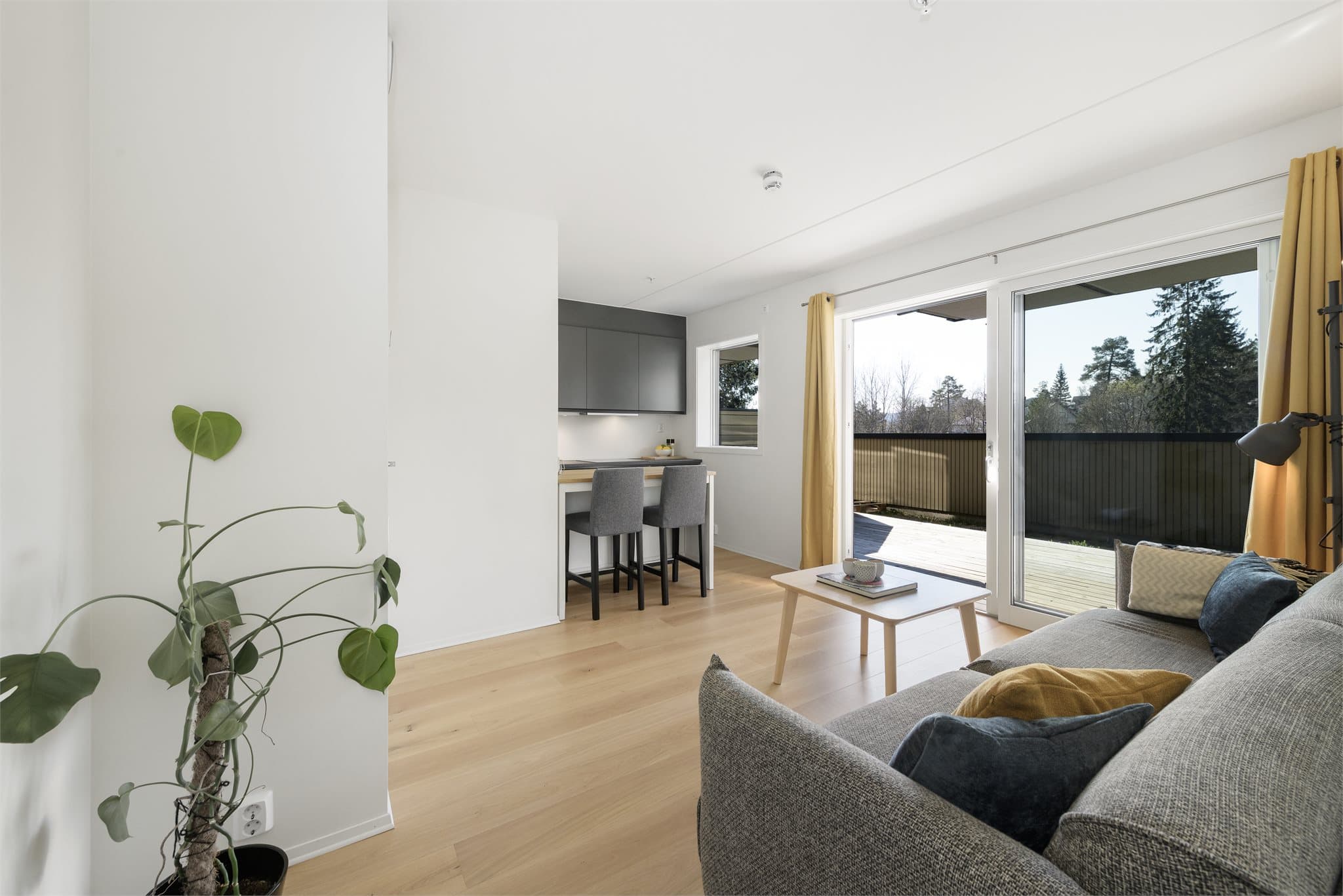 Moderne leilighet med funksjonell og god planløsning