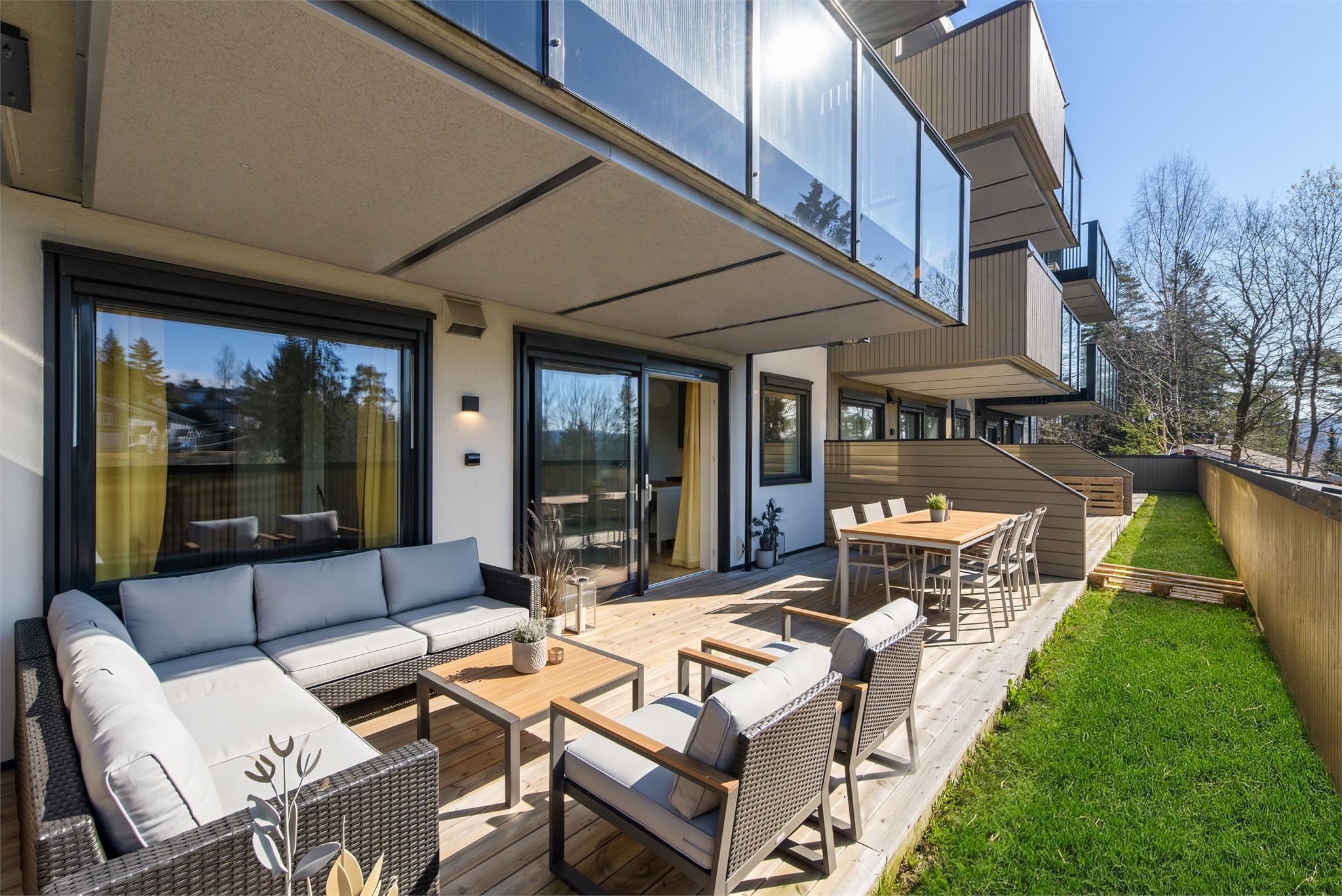 Velkommen til Åsheimkroken 29 - nyere 2-roms leilighet med stor terrasse. Foto: Margrethe Madsbakken