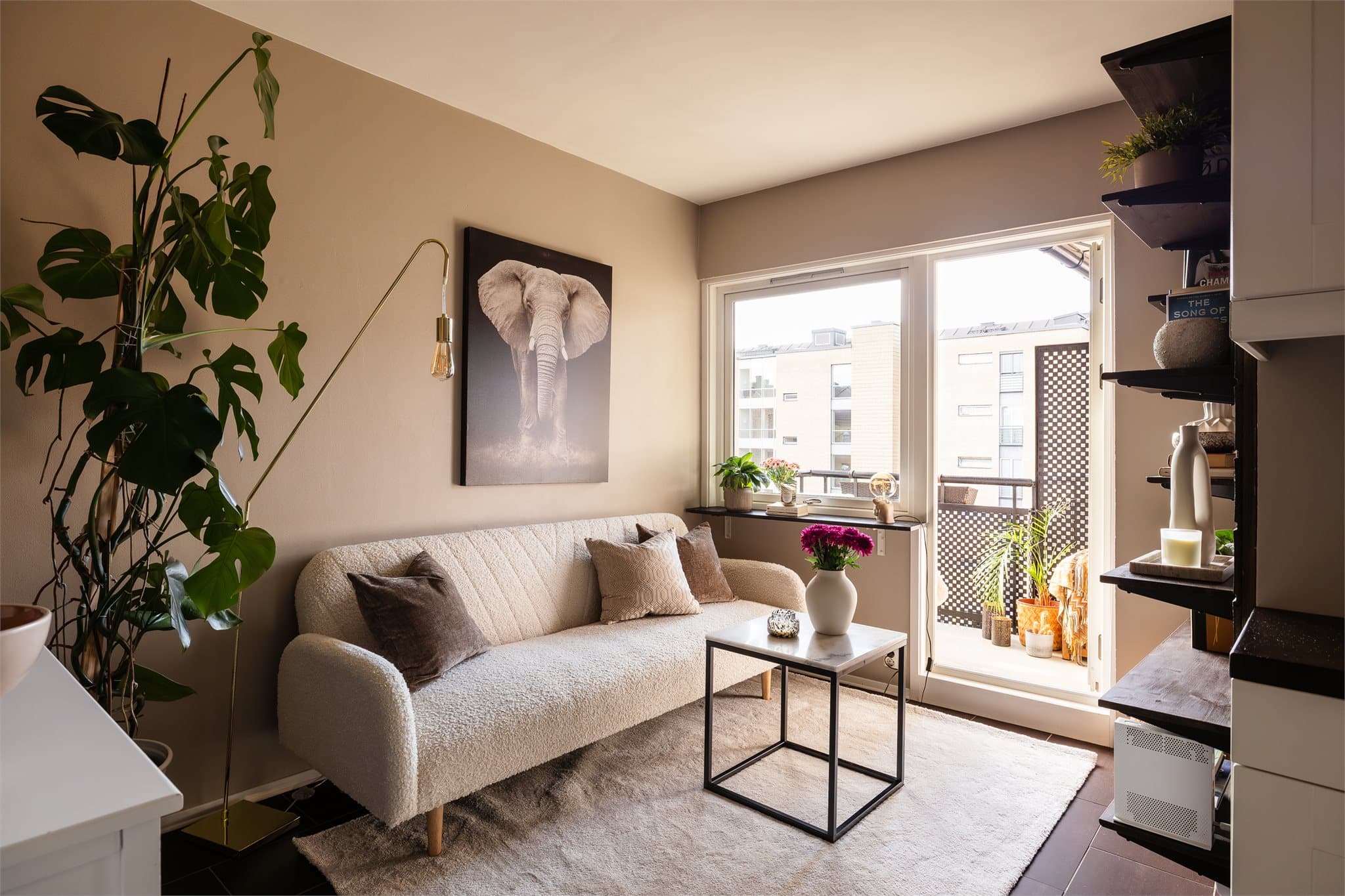 En lekker leilighet med god planløsning og smarte løsninger