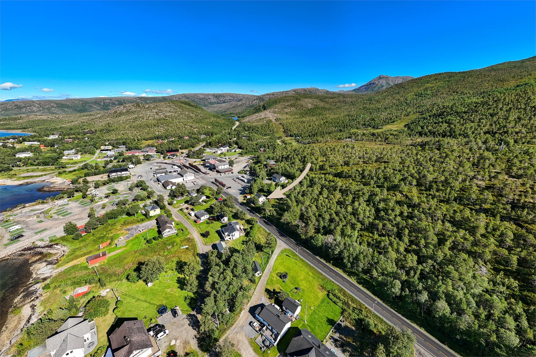 Kort gangavstand til Innhavet oppvekstsenter med skole og barnehage.