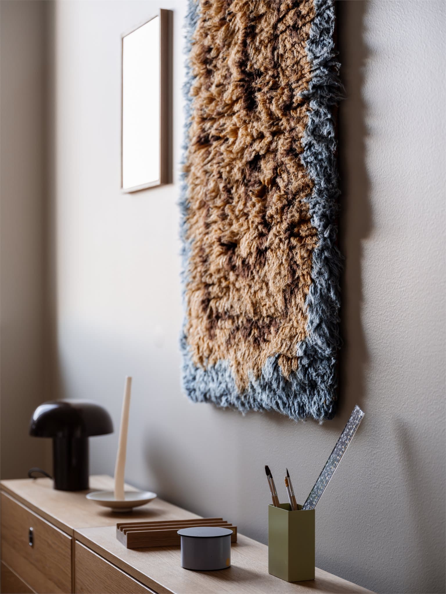 Lekre fargevalg gir en lun atmosfære i hjemmet.