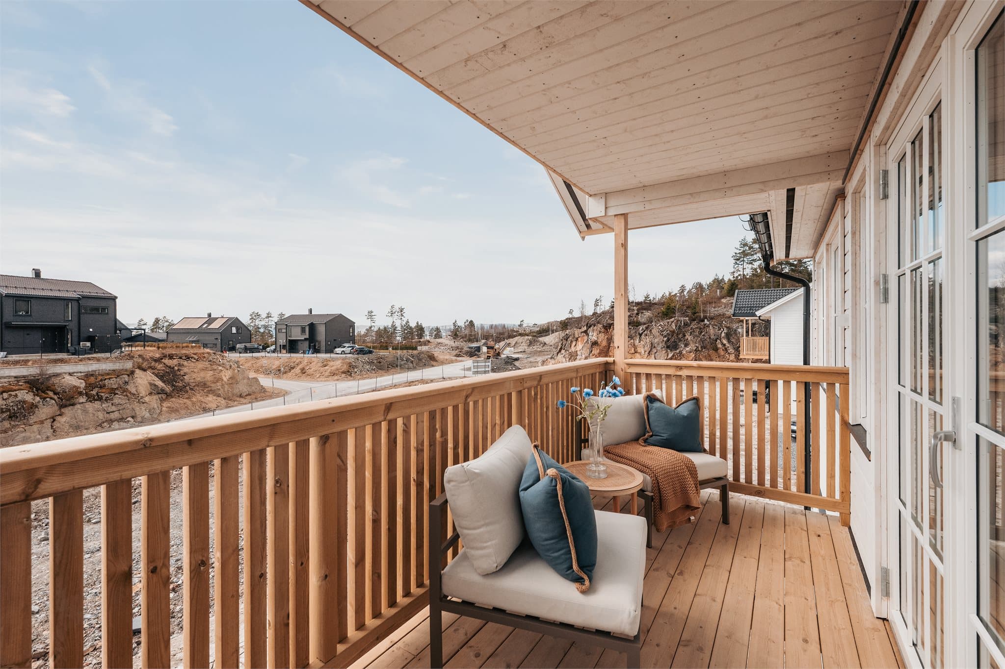 Her har man sol store deler av dagen.