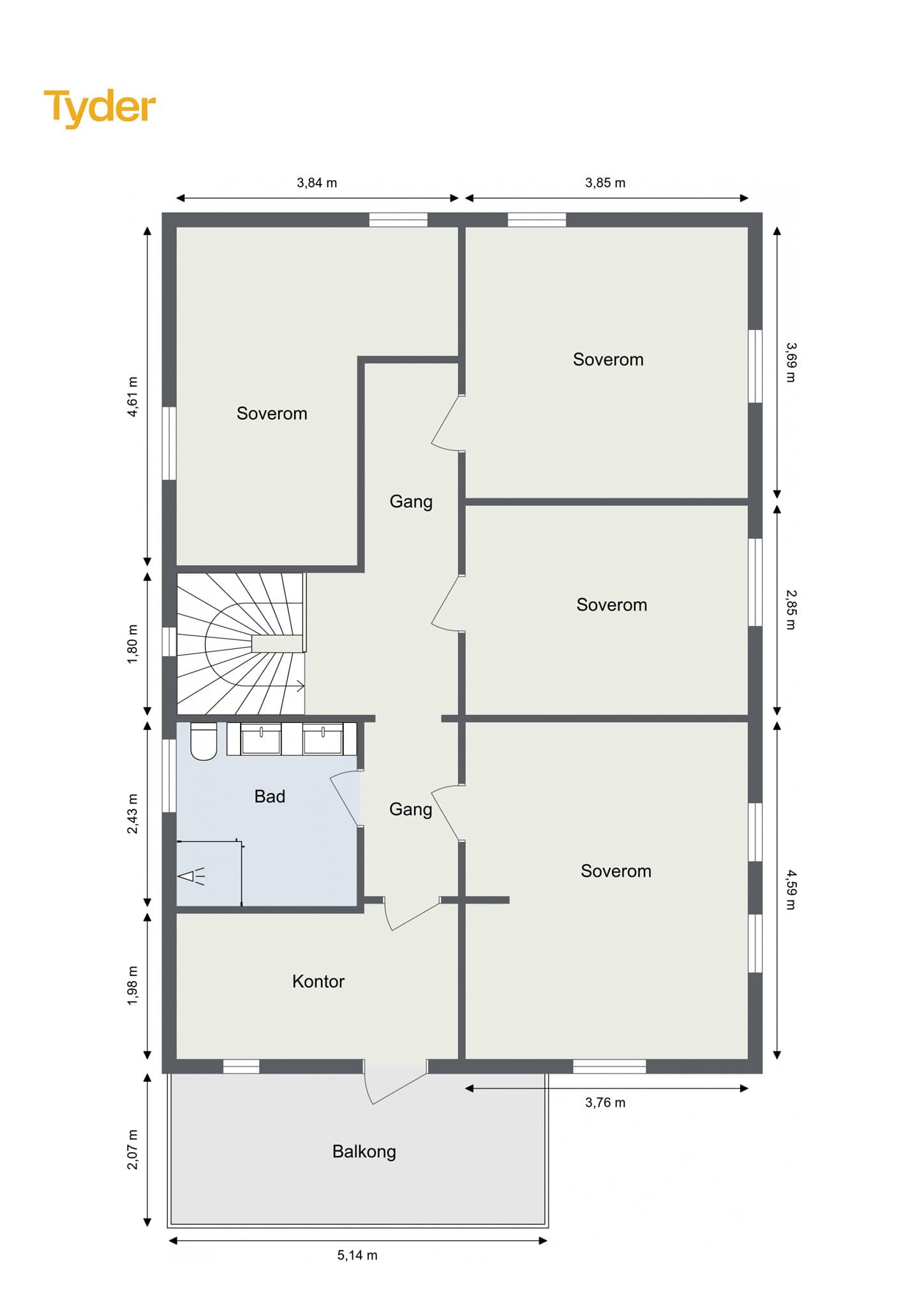 Plantegning 2.etasje
