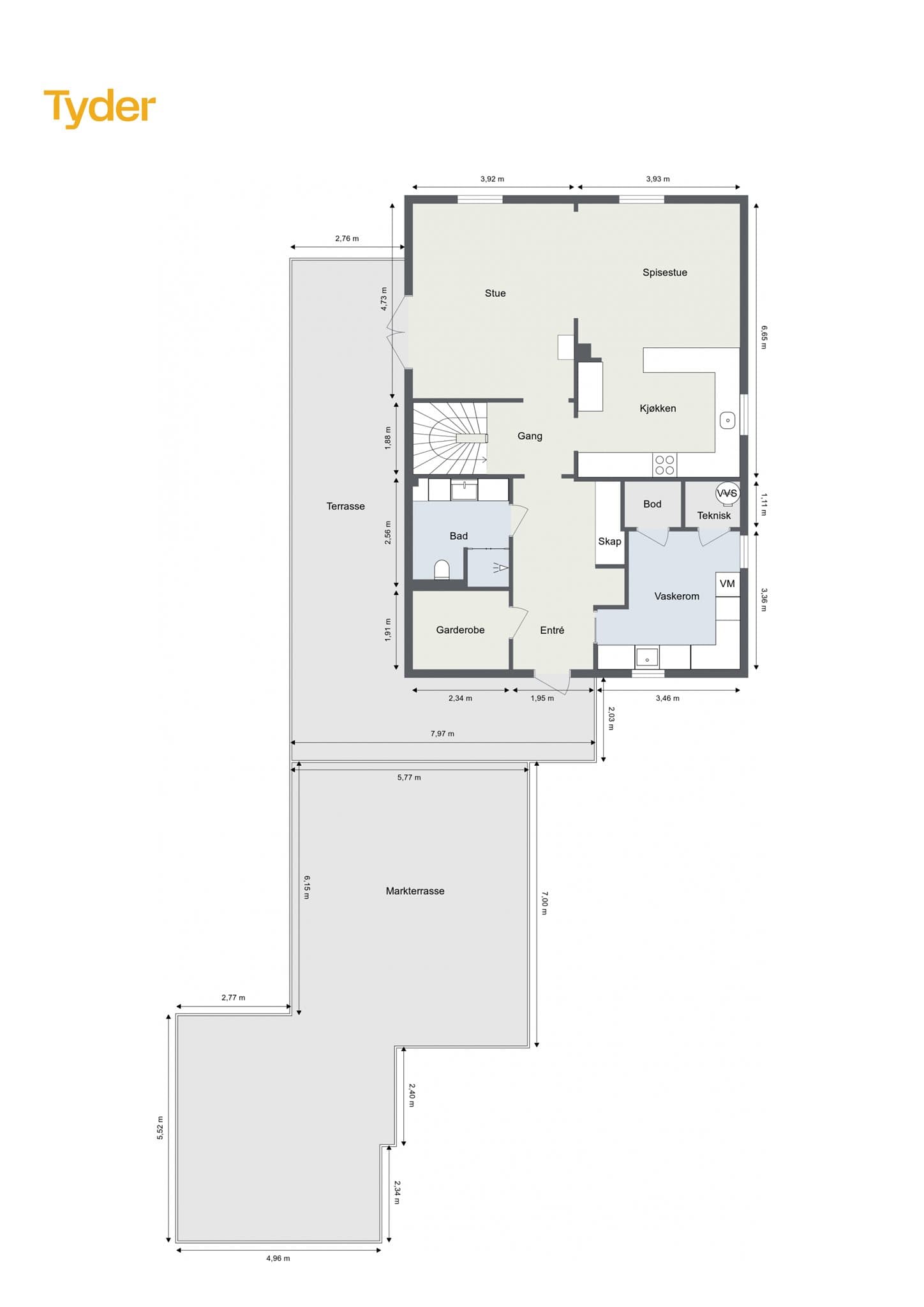 Plantegning 1.etasje