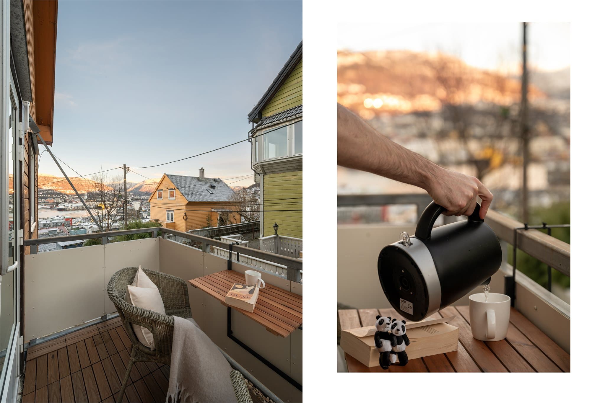 - Herfra kan du nyte morgensolen -