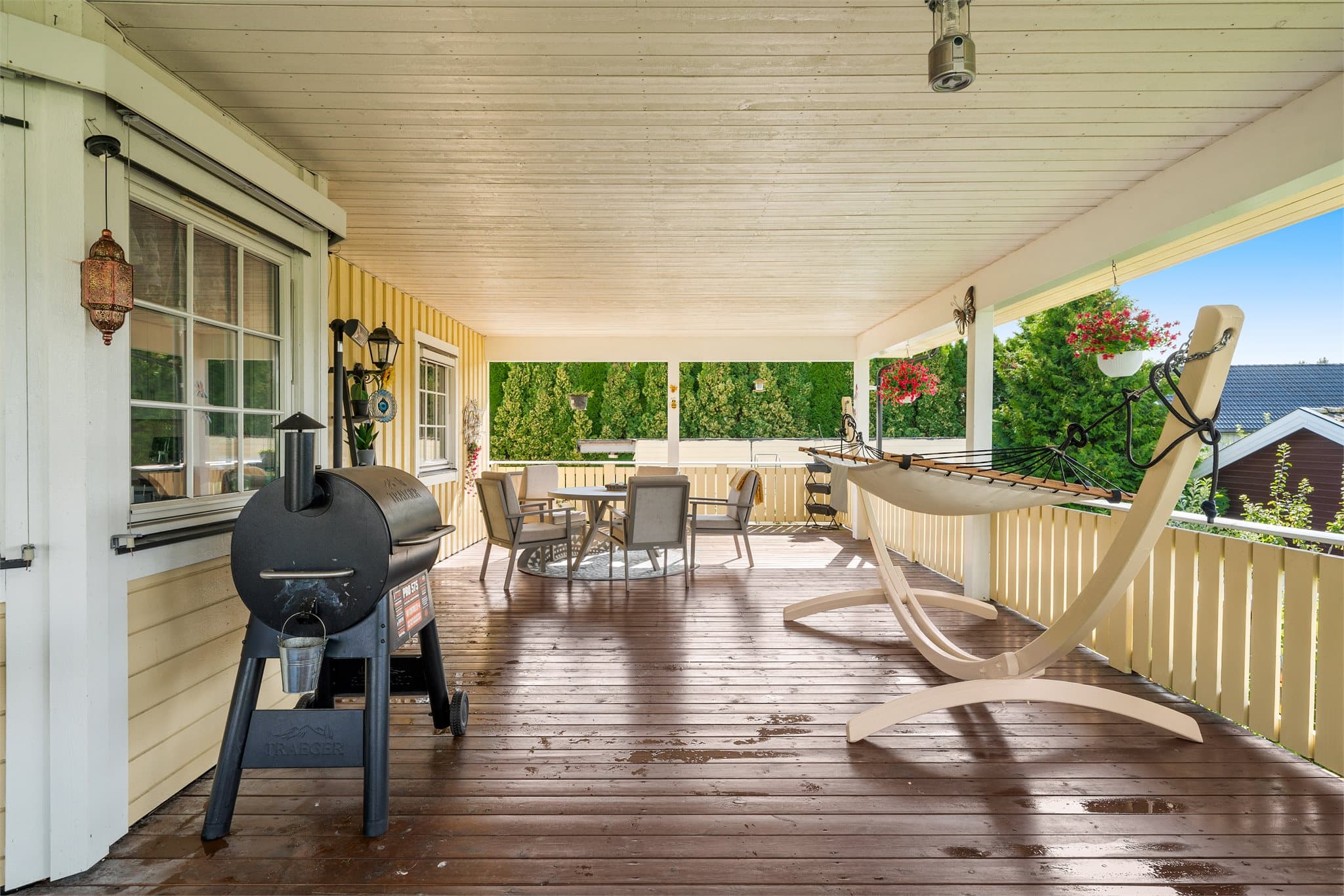 God plass til å samle både venner og familie.