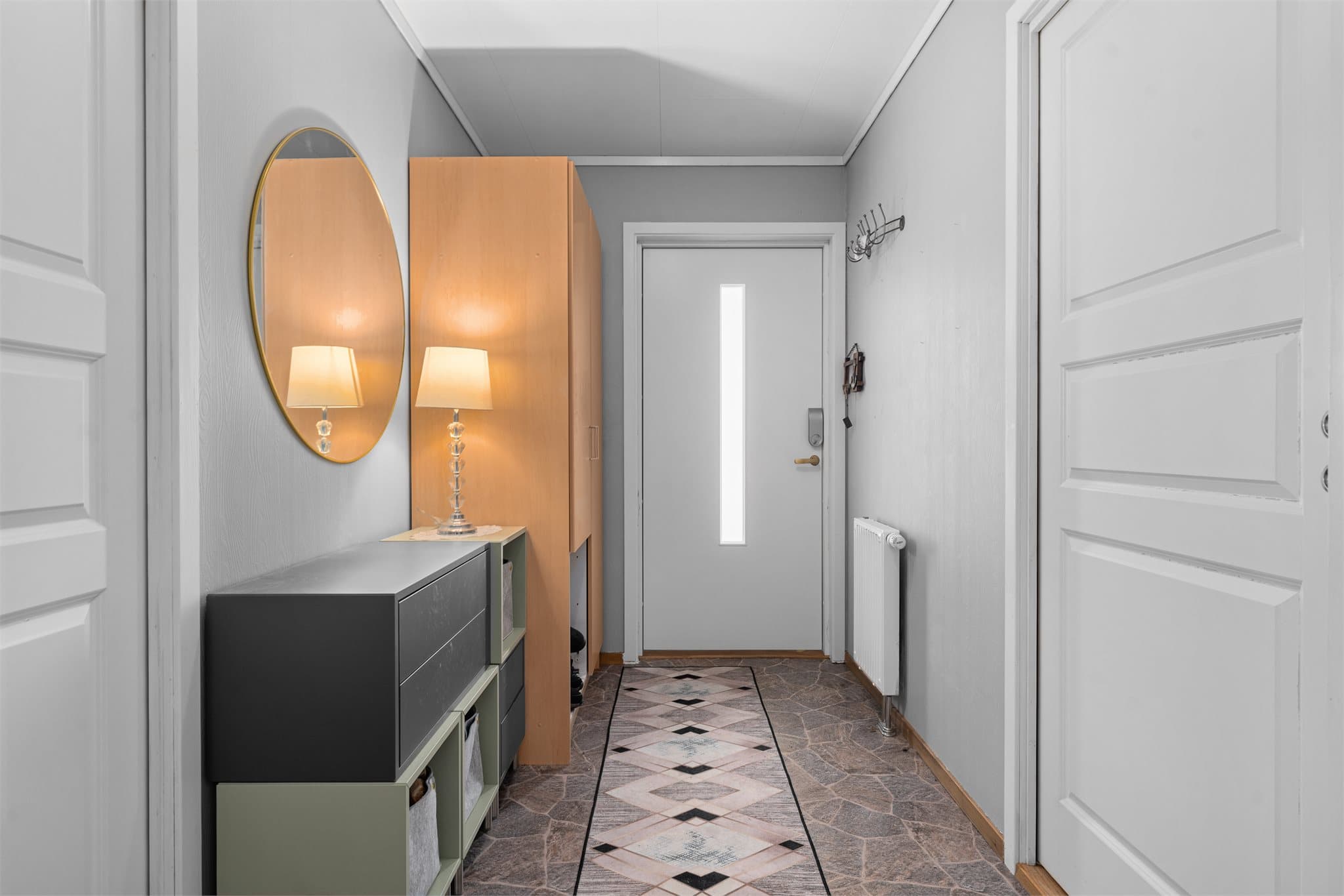 Entré i 3-roms delen.