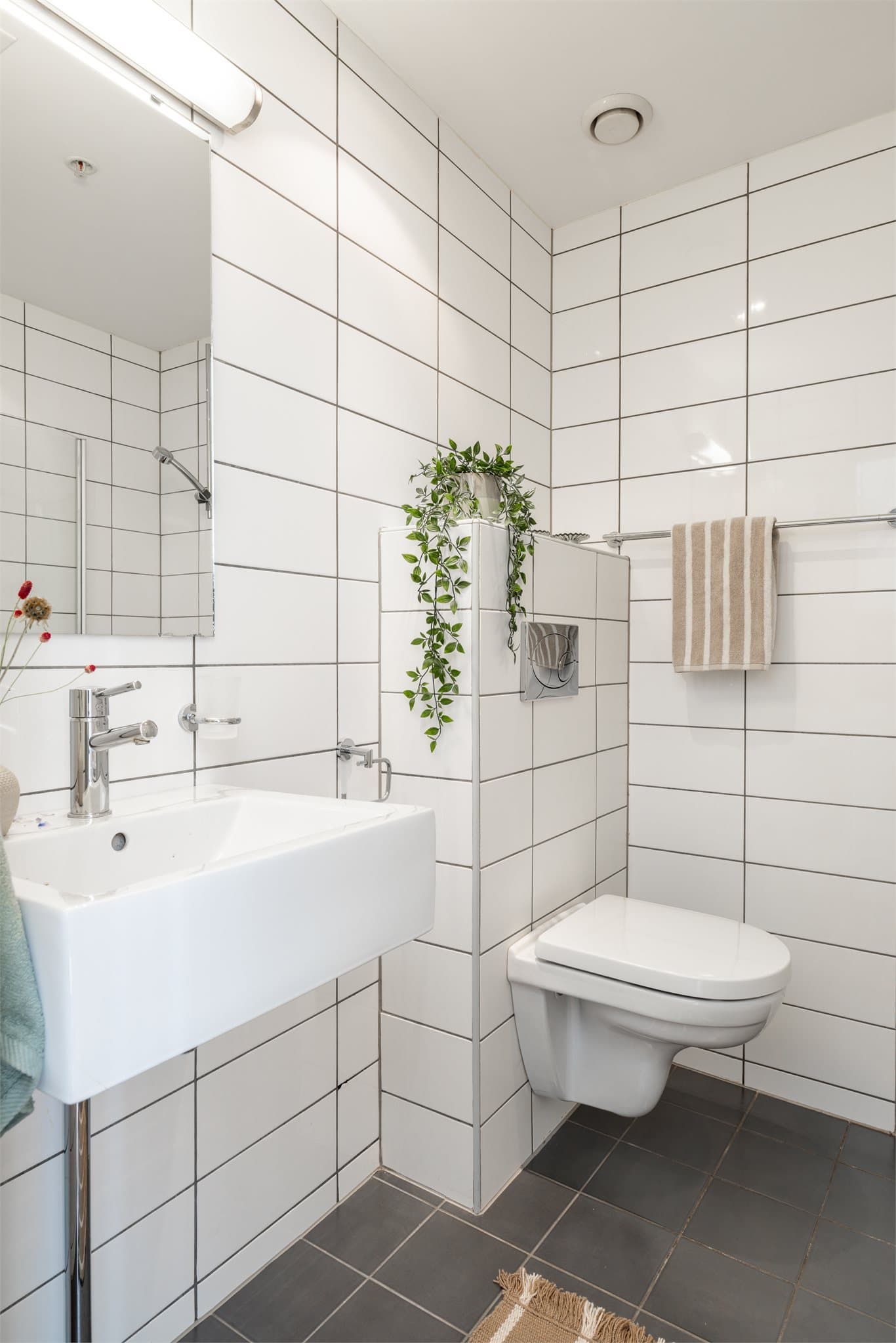 Det er opplegg for vaskemaskin.