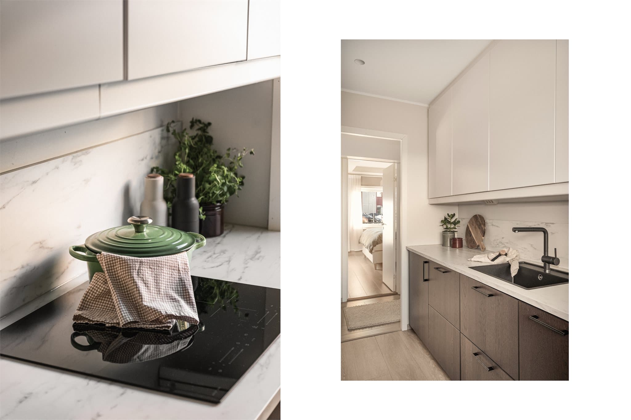 - Gjennomgående lik laminat på alle gulv bidrar til et flott helhetsinntrykk -