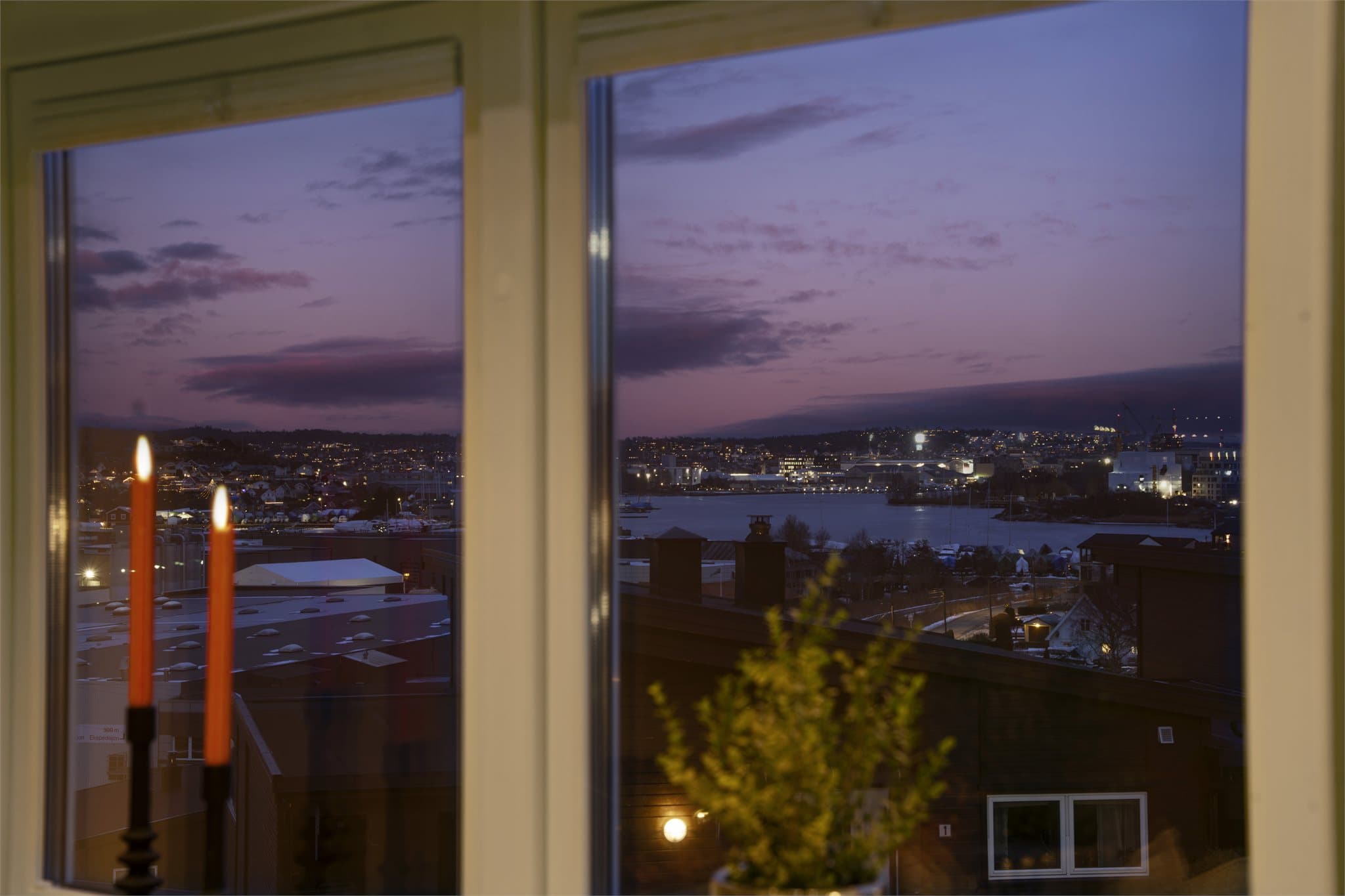 Utsikt fra stuevinduet.